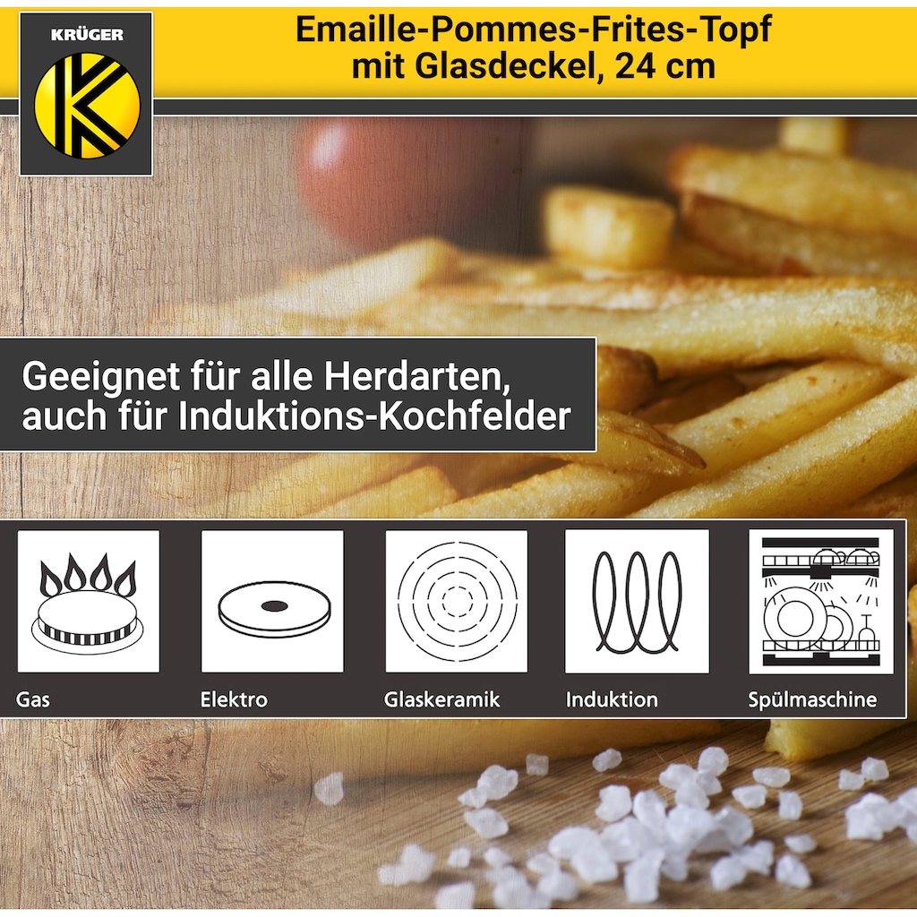 Krüger Frittiertopf, Emaille