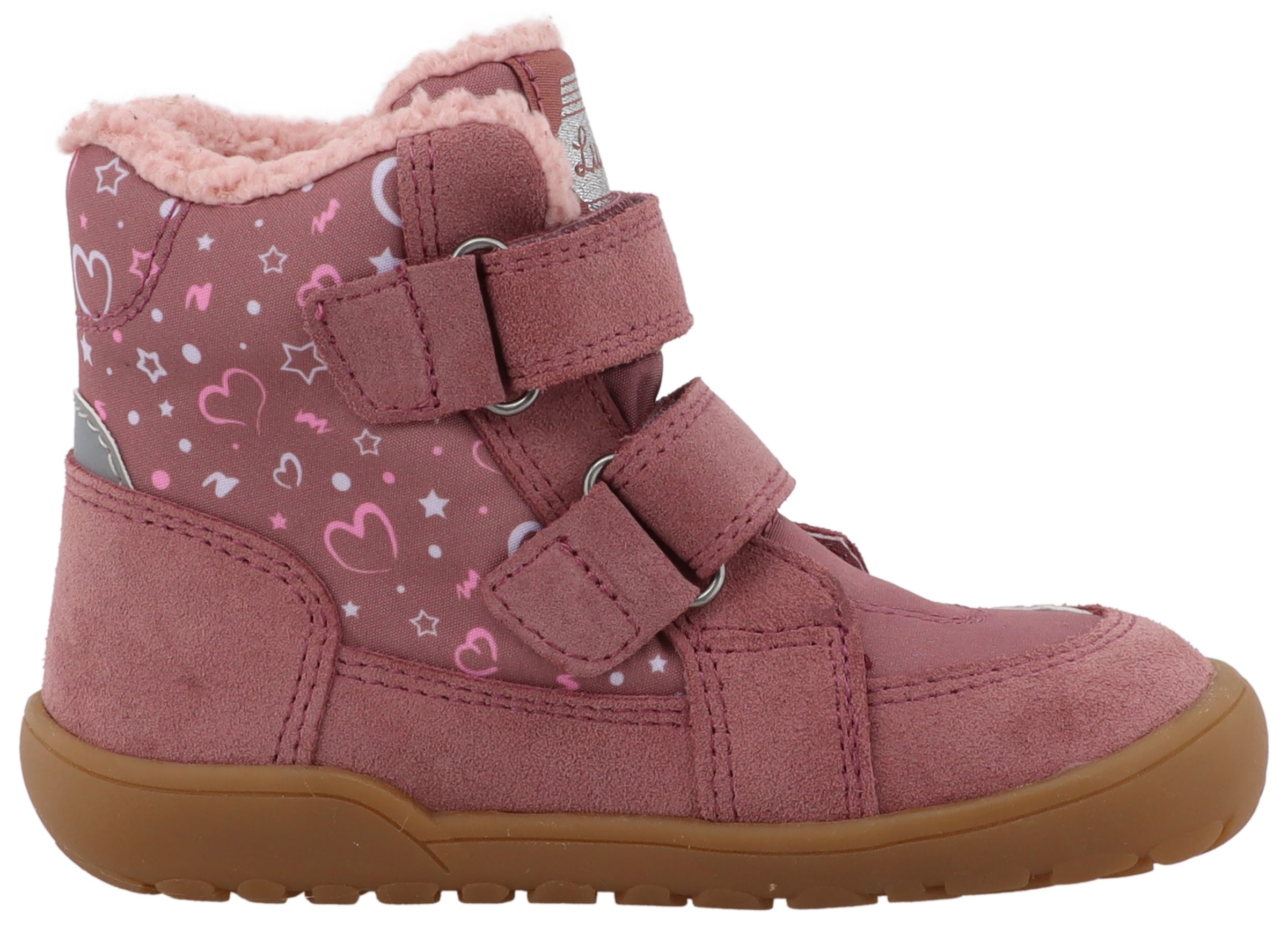 Lurchi Barfußschuh »Jilly Barefoot TEX«, Klettschuh mit Warmfutter, Größenschablone zum Download