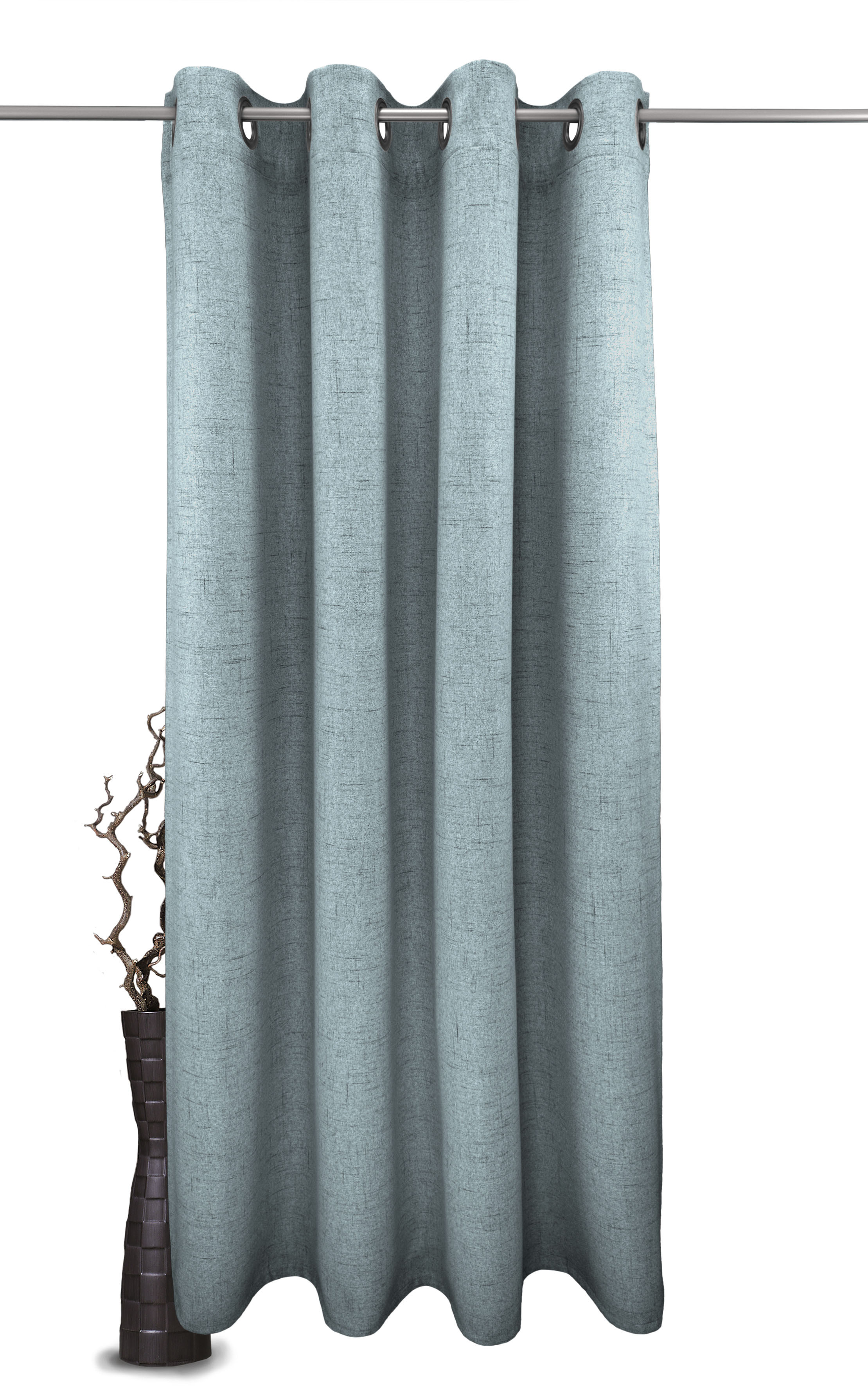 Gardine »Rustika«, (1 St.), Deko Struktur, Polyester, pflegeleicht, nach Maß