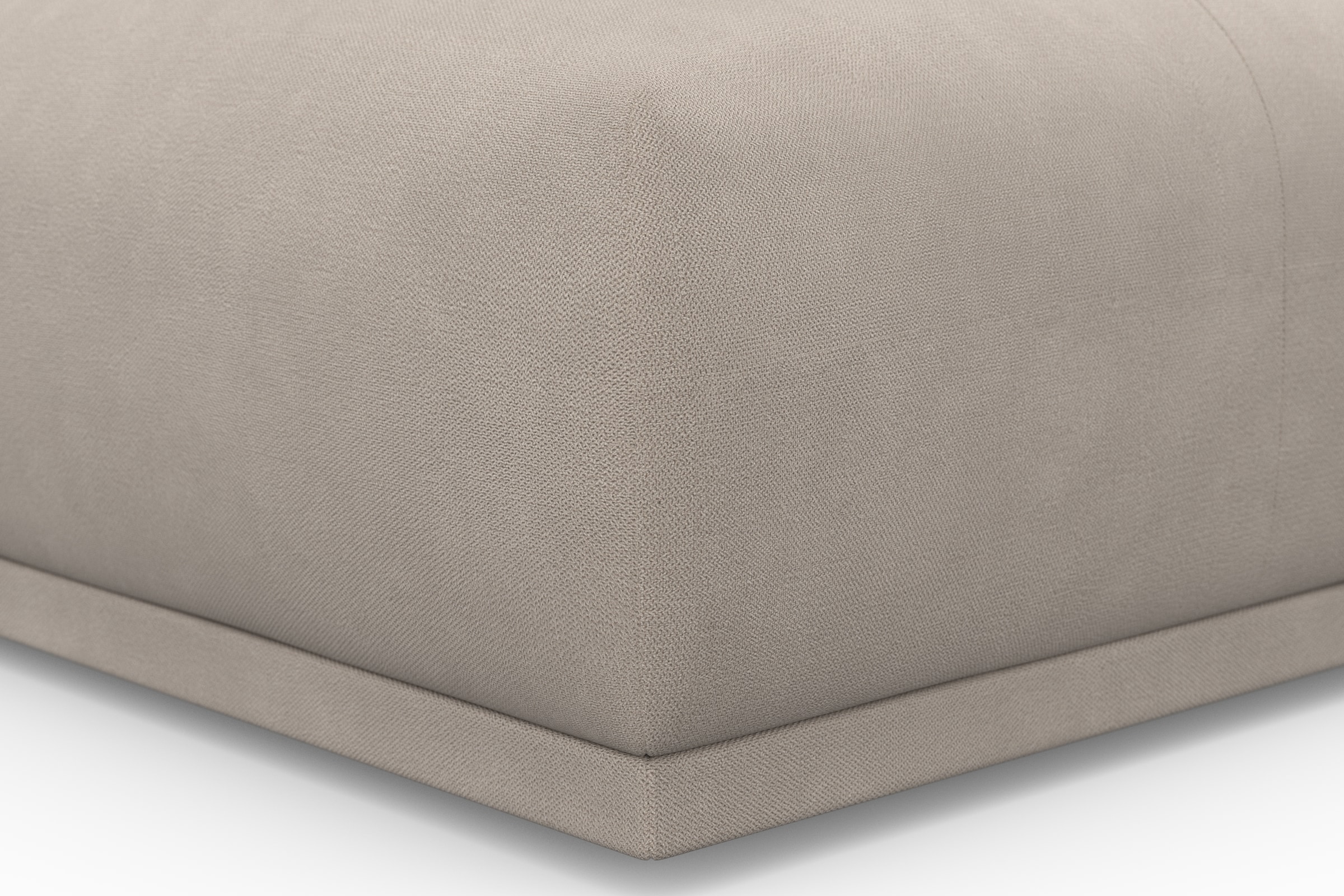 TRENDMANUFAKTUR Hocker »Braga, mit hochwertigem Kaltschaum, quadratisch, in Cord erhältlich« 1 Stk. tlg. moderner Polsterhocker, 85/42/85 cm (B/H/T)