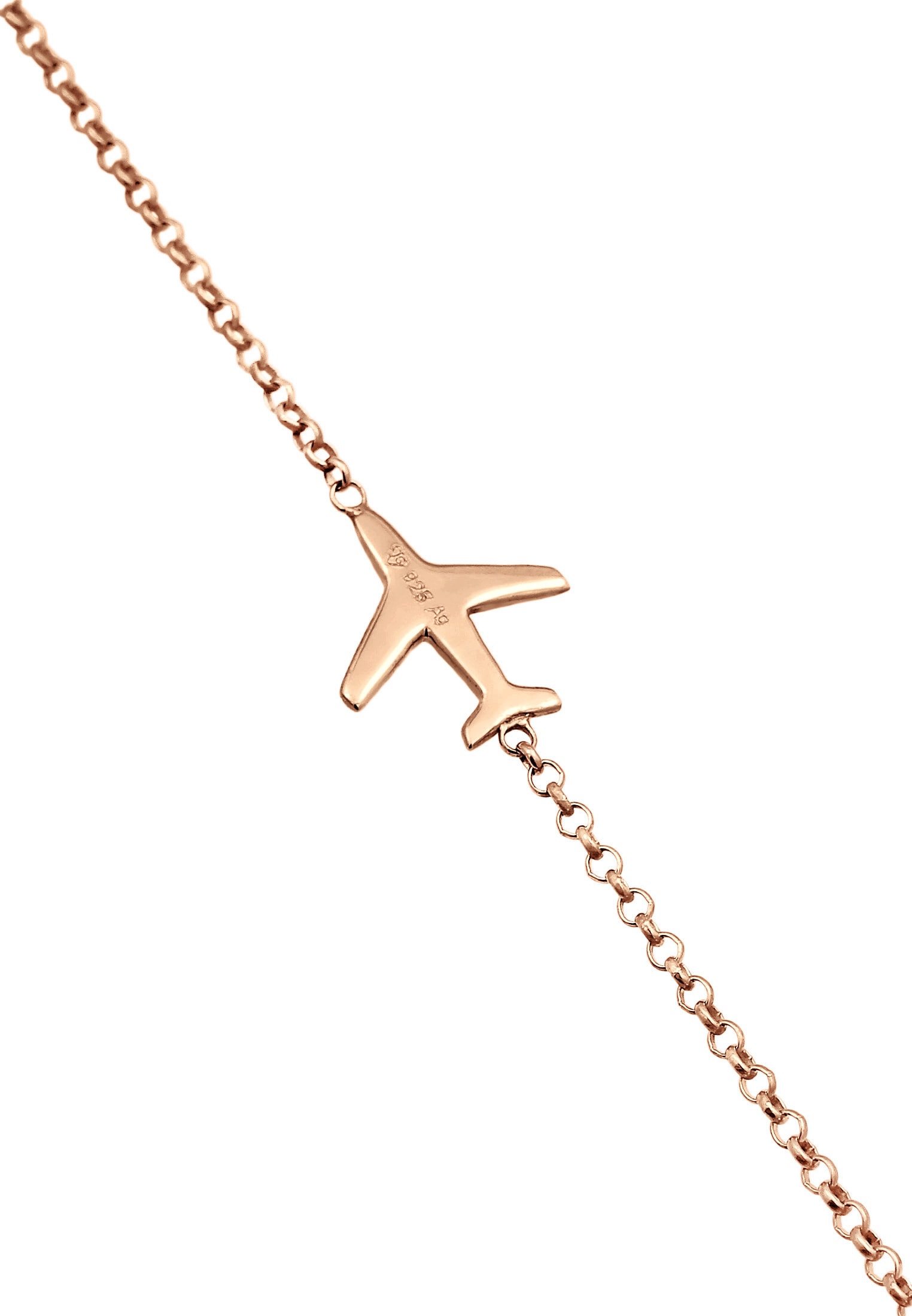 Elli Armband »Flugzeug Reise 925 Silber«