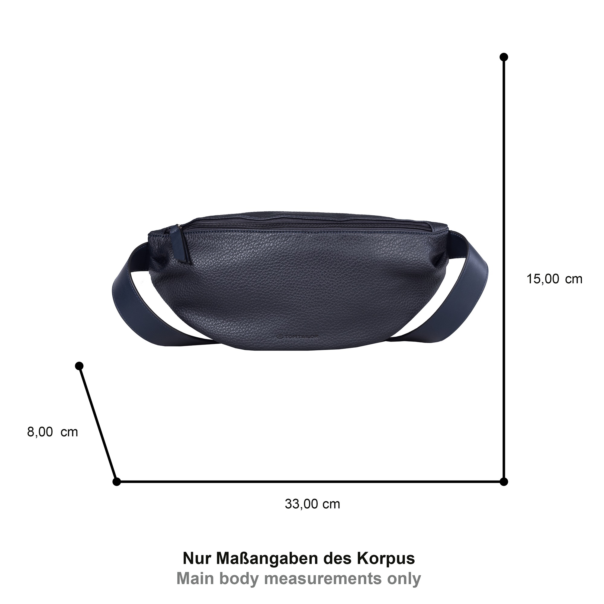 TOM TAILOR Bauchtasche "Liliana" mit eingelegten Falten, extra breiten Schu günstig online kaufen