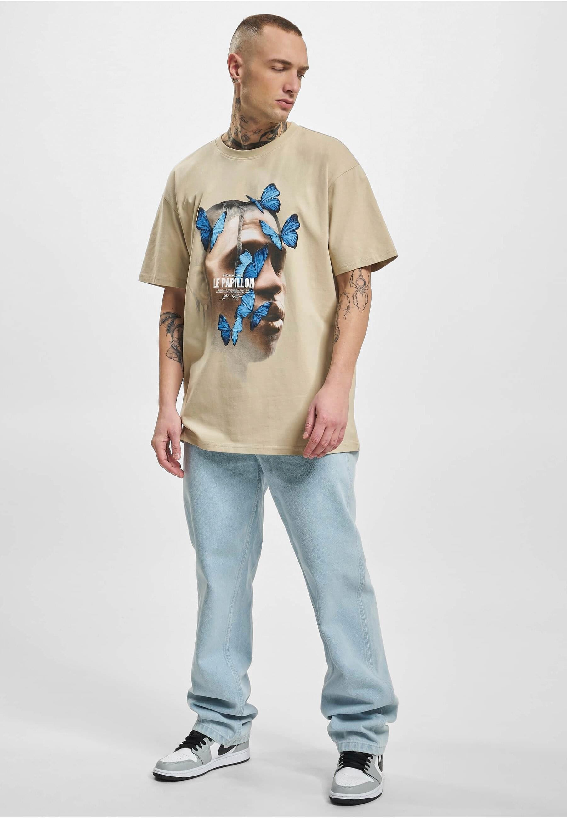 Upscale by Mister Tee Kurzarmshirt »Upscale by Mister Tee Herren Le Papillon Oversize Tee«, (1 tlg.)