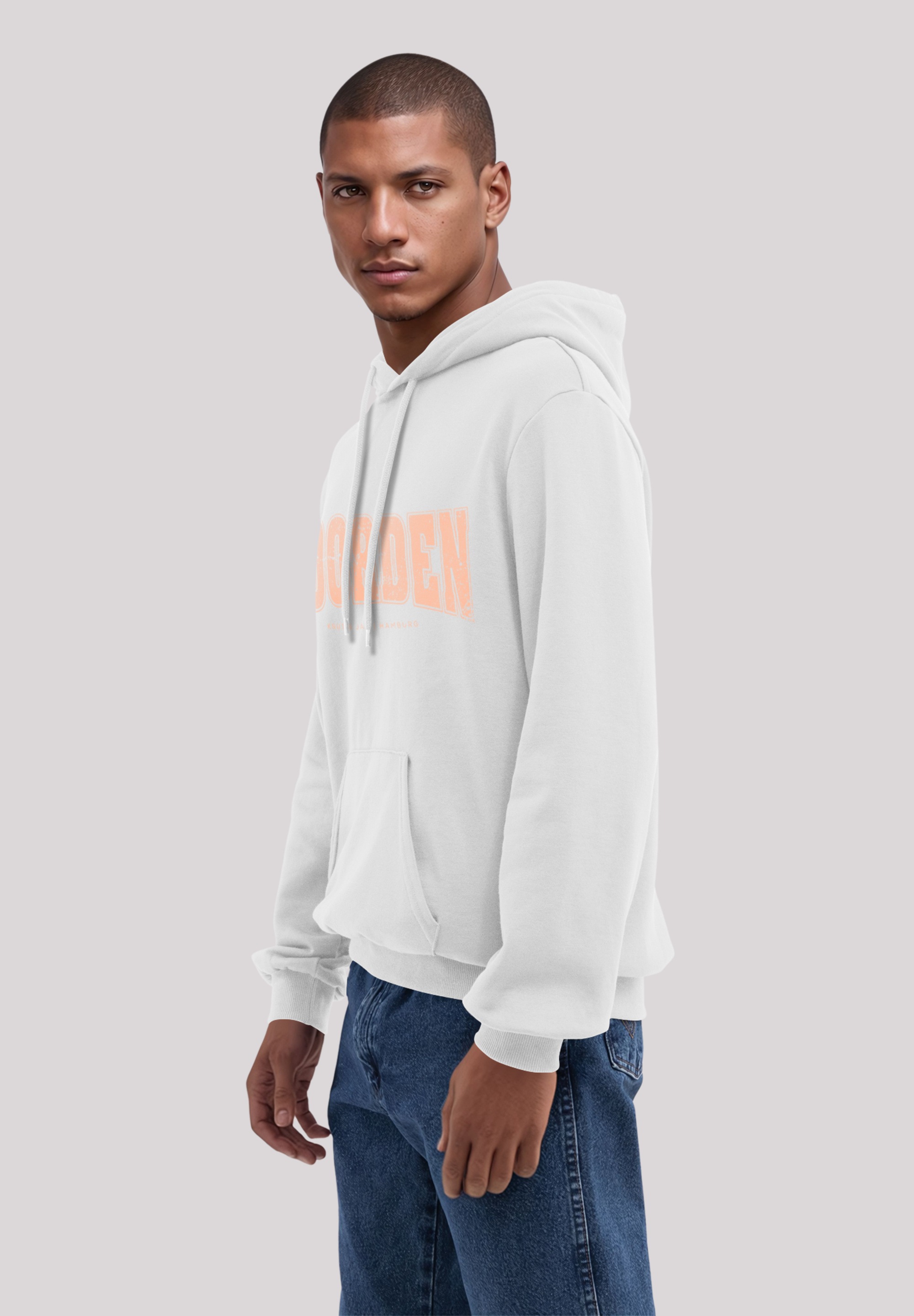 F4NT4STIC Kapuzenpullover »Knut & Jan Hamburg Noorden Collegiate« Premium Qualität