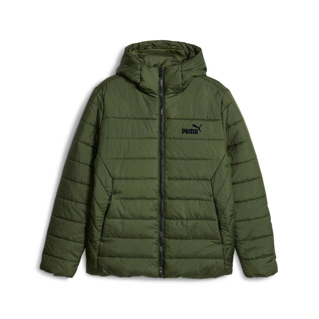 PUMA Winterjacke »ESS HOODED PADDED JACKET«, mit Kapuze