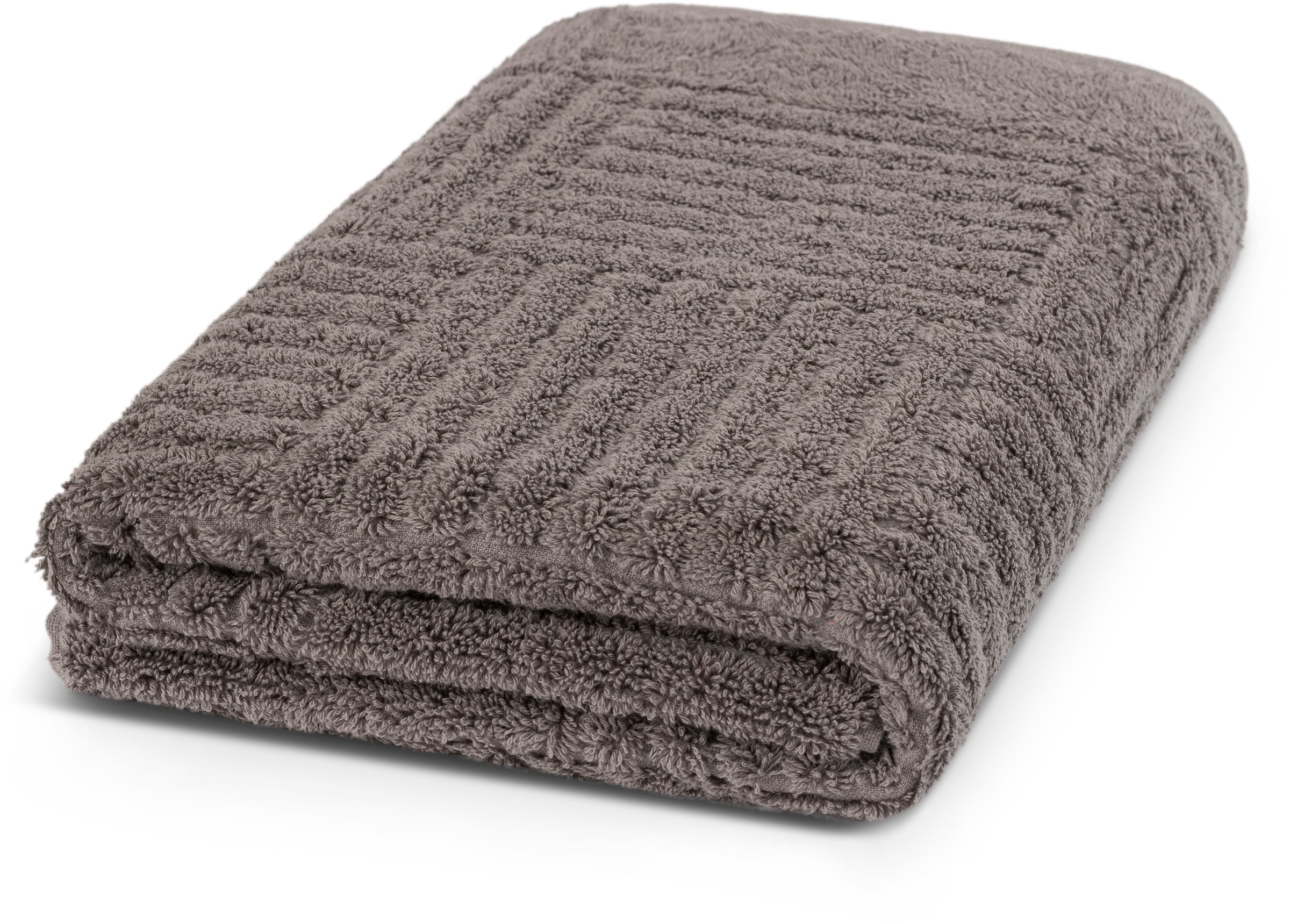 ROSS Duschtuch "CARRE" 100% Baumwolle, Rippenstruktur, große Farbauswahl günstig online kaufen