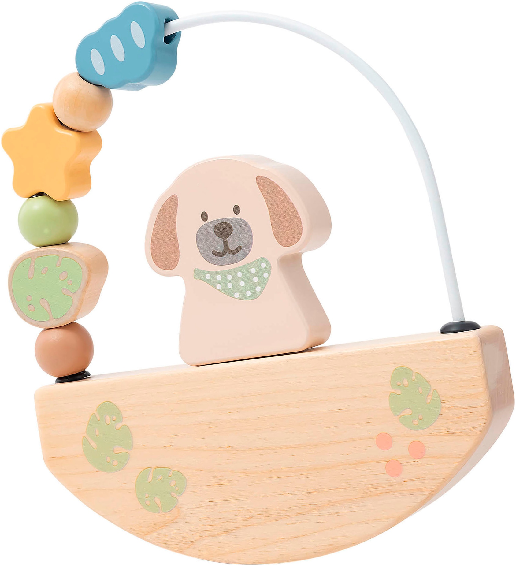 Sterntaler® Motorikschleife »Hund Lucky Motorikwippe« FSC® - schützt Wald