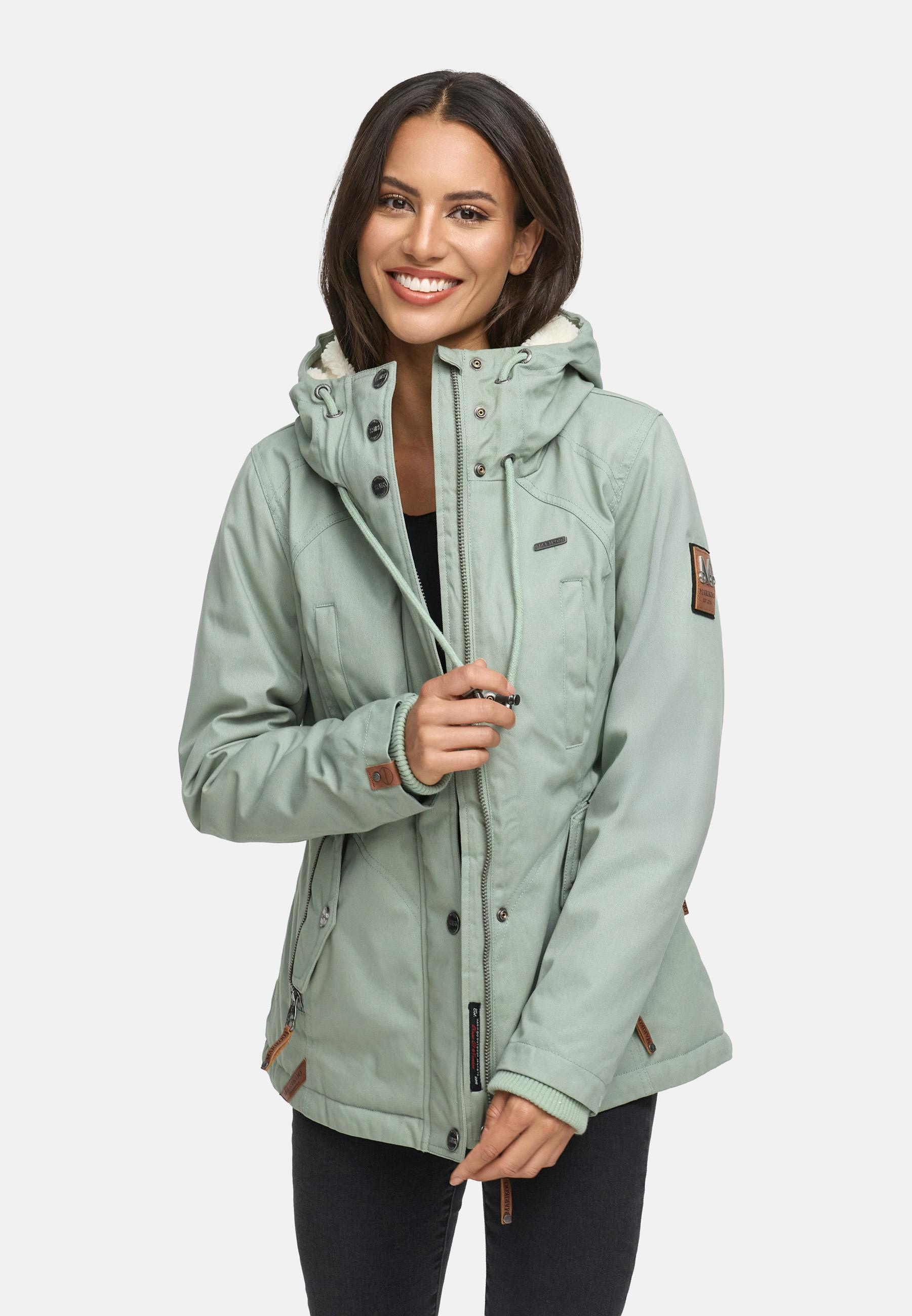 Marikoo Winterjacke »Bikoo«, mit Kapuze, sportliche Damen Outdoor Baumwolljacke mit Kapuze