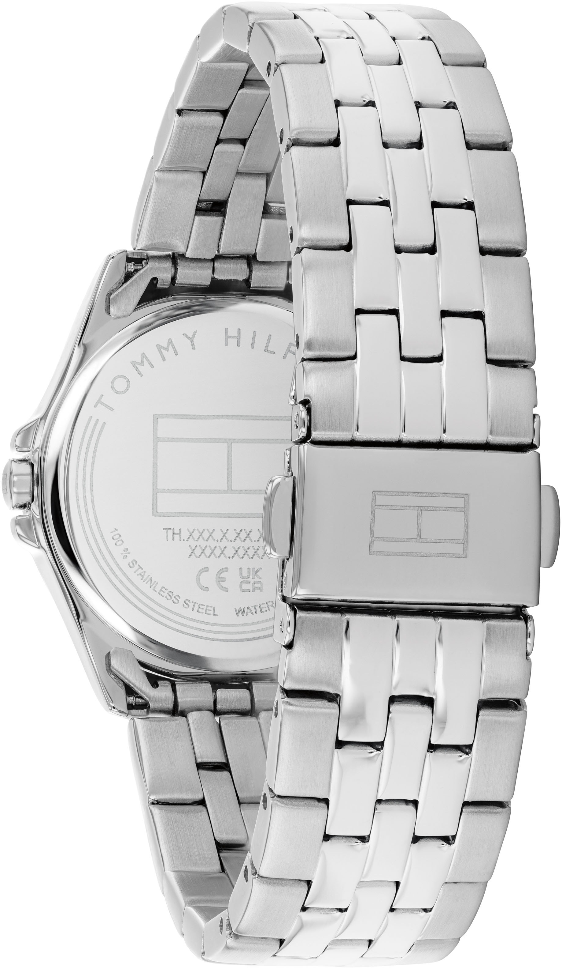 Tommy Hilfiger Quarzuhr »JADE GIFT SET«, (Set, 3 tlg., mit dazu passenden Ohrsteckern), Armbanduhr, Damenuhr, Edelstahlarmband, Ideal auch als Geschenk