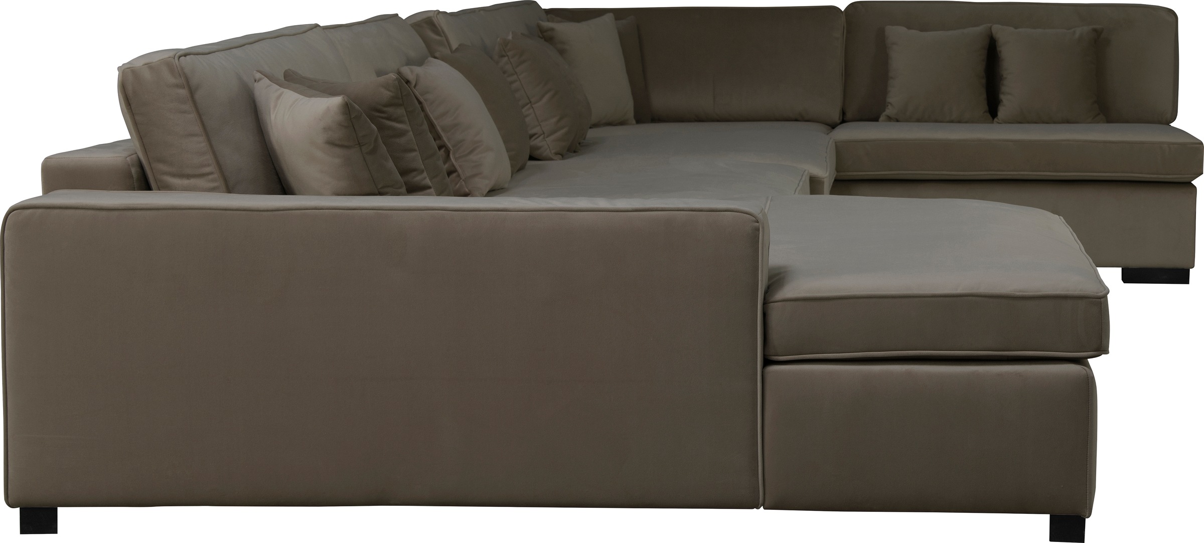 Guido Maria Kretschmer Home&Living Wohnlandschaft »Skara U-Form«, Lounge-Sofa mit Federkernpolsterung, in vielen Bezugsvarianten
