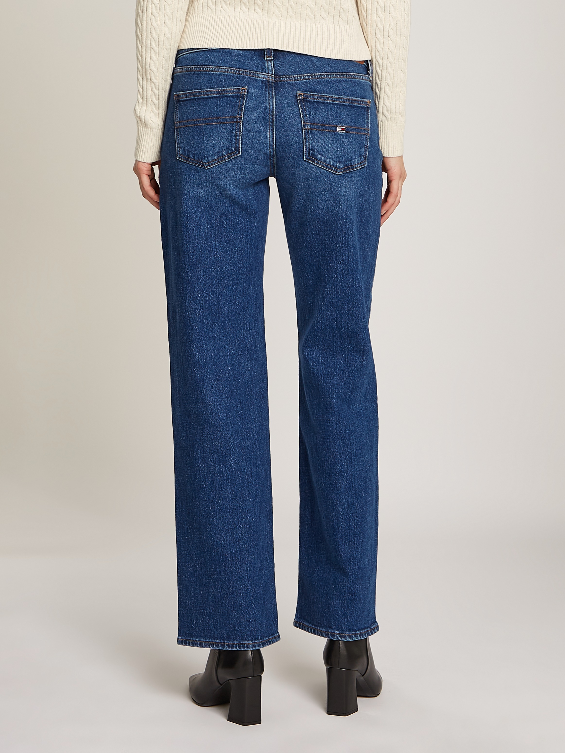 Tommy Jeans Straight-Jeans "SOPHIE LW STR CH0152", mit Nieten günstig online kaufen