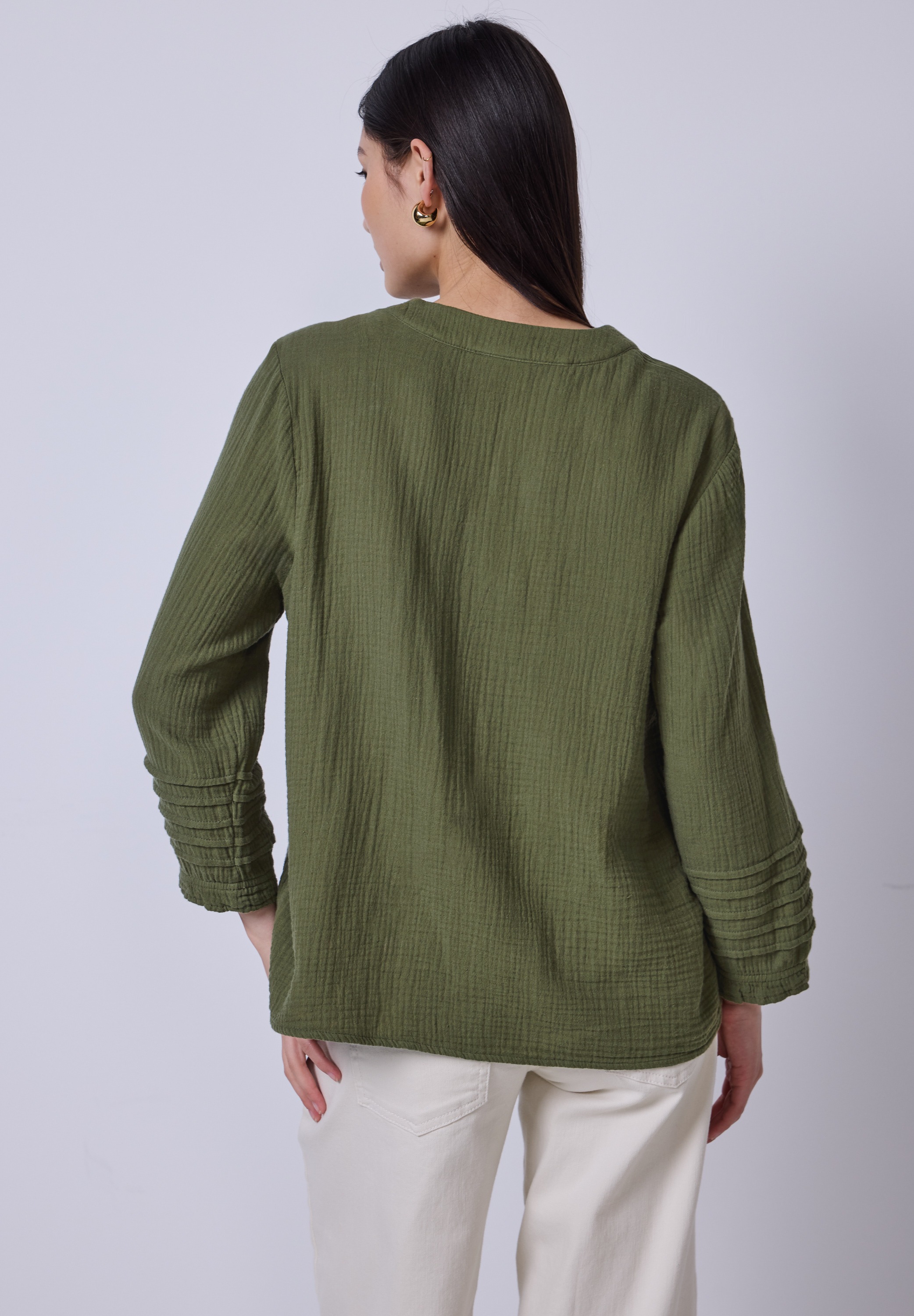 STREET ONE STUDIO Shirtbluse, mit 3/4 Ärmeln günstig online kaufen