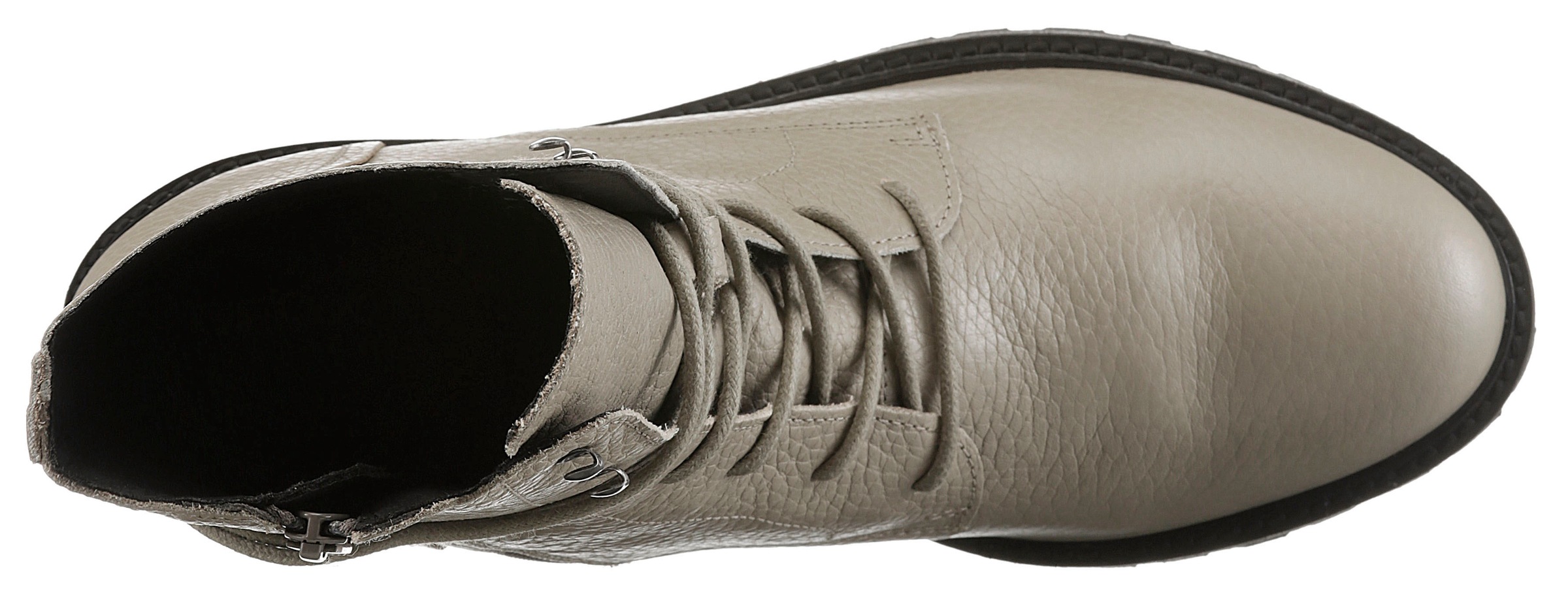Geox Schnürstiefelette »D HOARA«, Blockabsatz, Schnürboots mit Innenreißverschluss