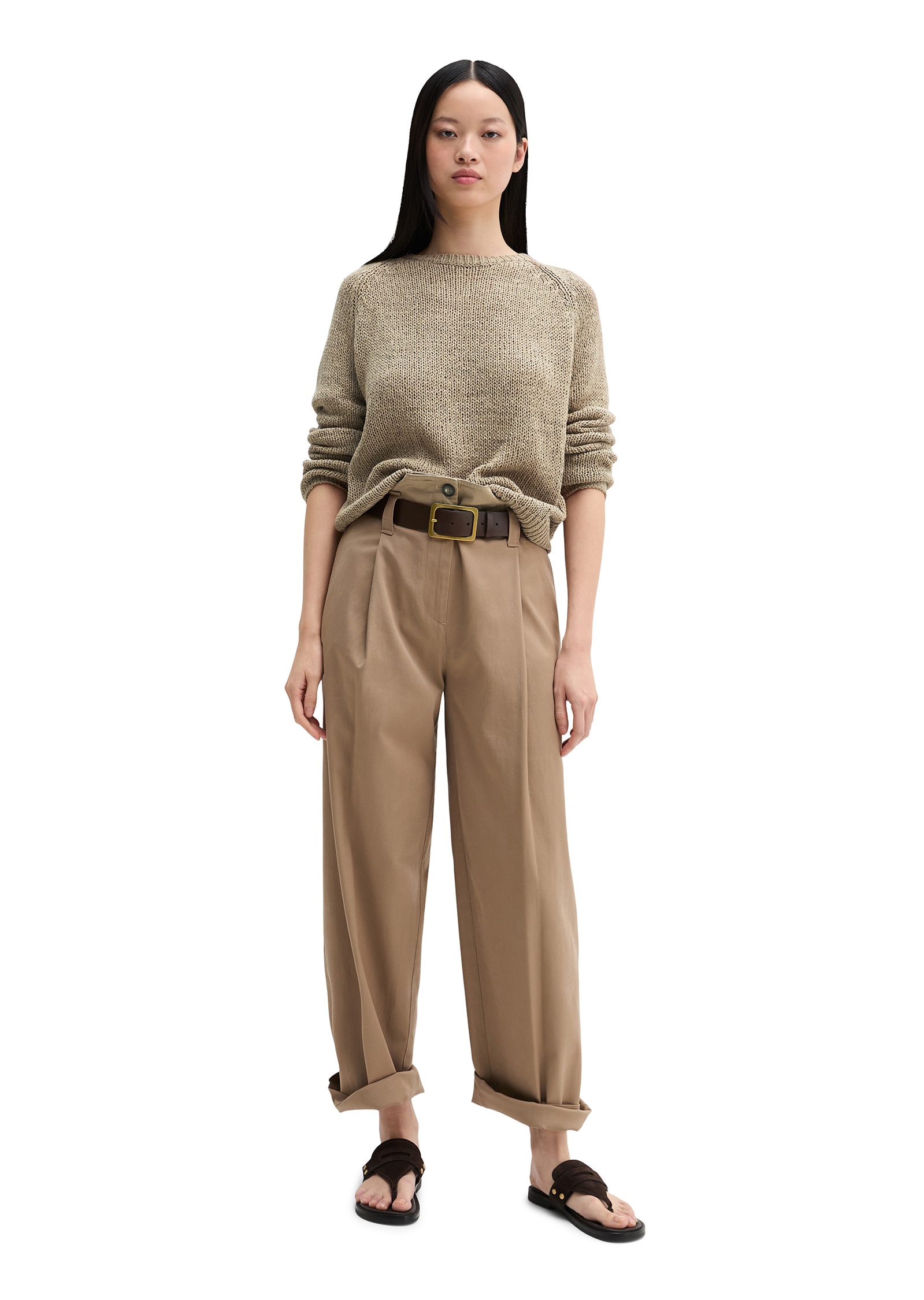 Marc O'Polo Strickpullover »aus Bändchengarn«