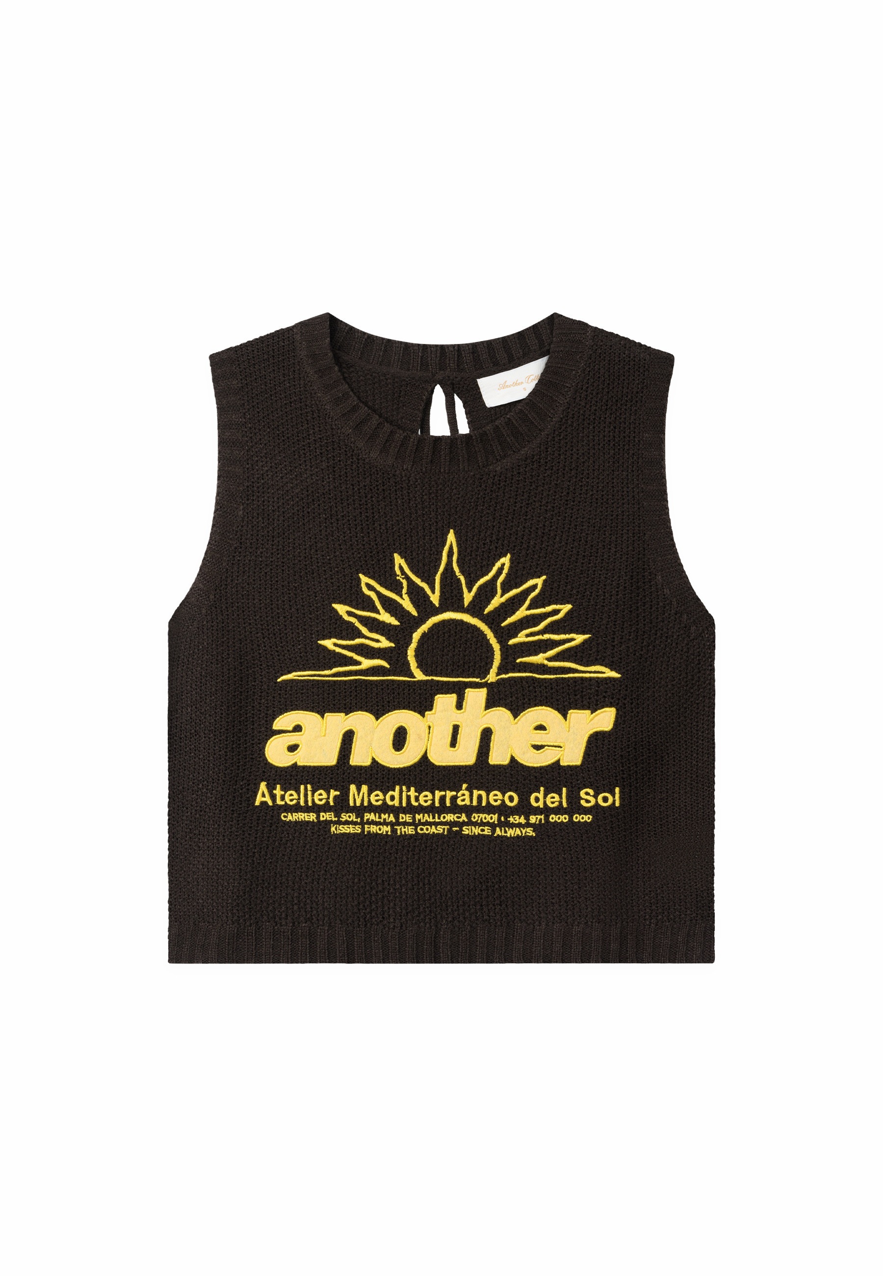 Another Cotton Lab Strickweste "Another Cotton Lab WMN Atelier Knit Vest"