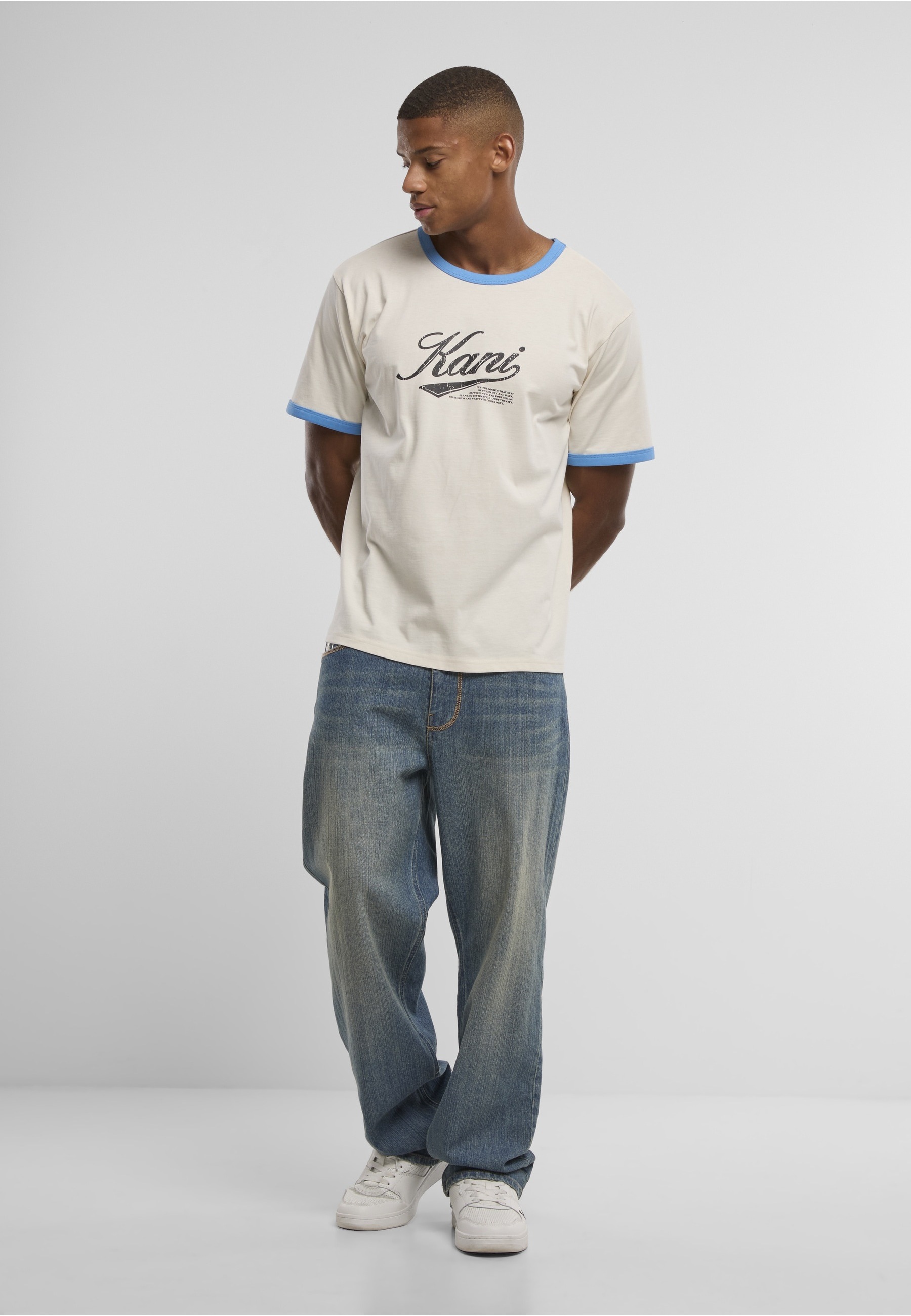 Karl Kani T-Shirt »Karl Kani Cursive Varsity Regular Ringer T-Shirt« 1