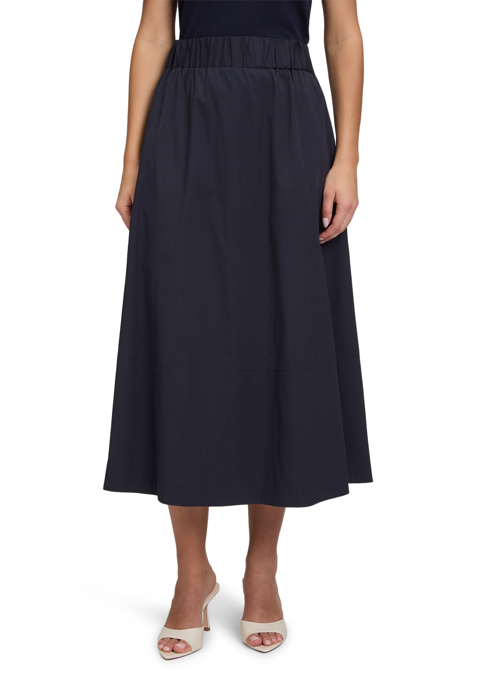 Vera Mont Maxirock "Damen Baumwollrock mit Gummizug" Form günstig online kaufen