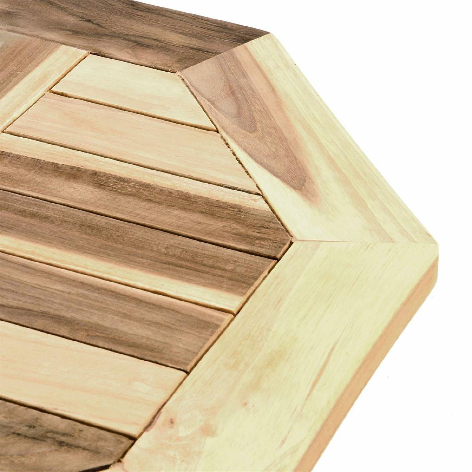 VCM Gartentisch "Balkontisch Gartentisch Beistelltisch natur Teak" günstig online kaufen