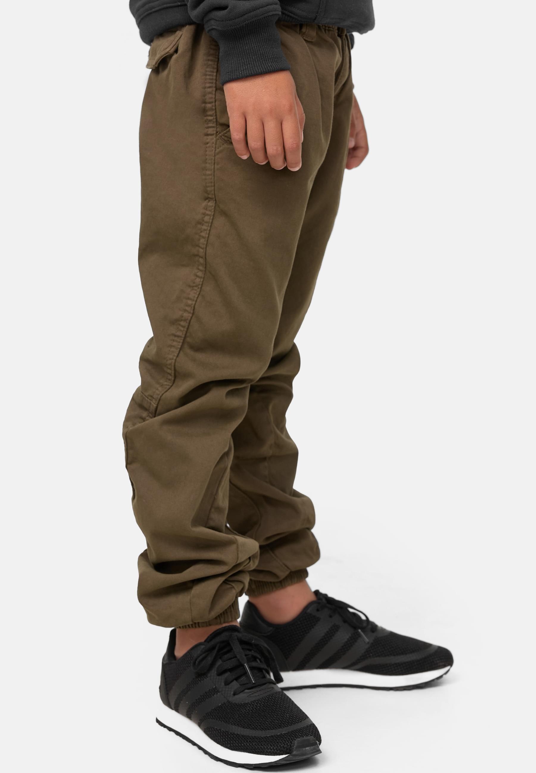 URBAN CLASSICS Stoffhose »Urban Classics Herren Boys Stretch Jogging Pants«, (1 tlg.)