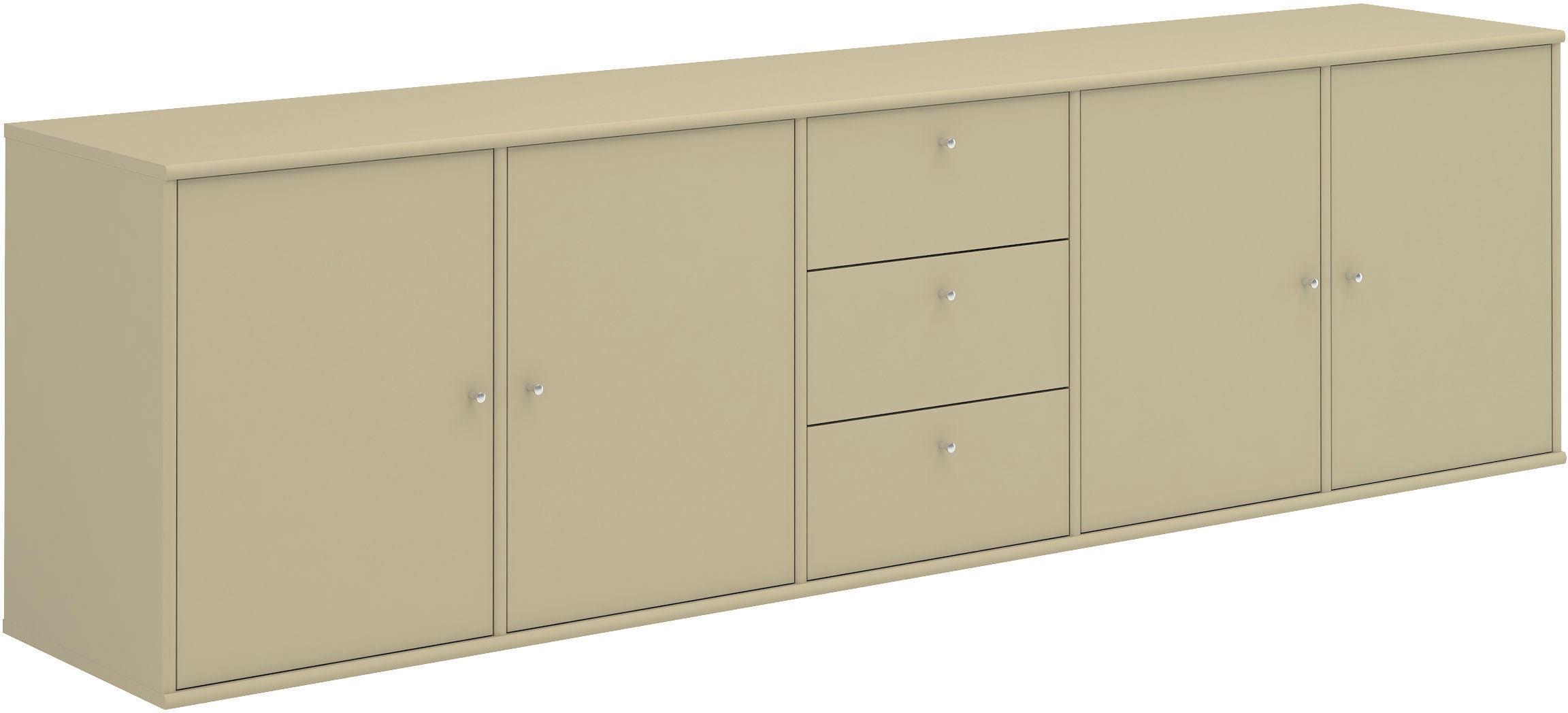Hammel Furniture Sideboard »Mistral, Hochwertig Schrank, hängend/stehend montierbar«, mit Türen und Schubladen, B: 220 cm, anpassungsbar Designmöbel