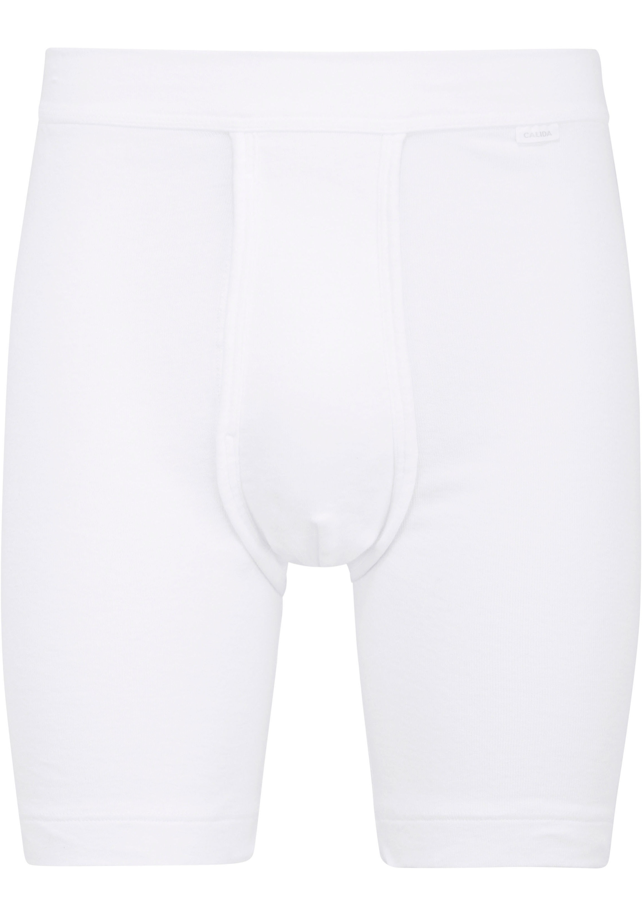 CALIDA Langer Boxer "Cotton 1:1", elastischer Softbund, Eingriff, Feinripp- günstig online kaufen