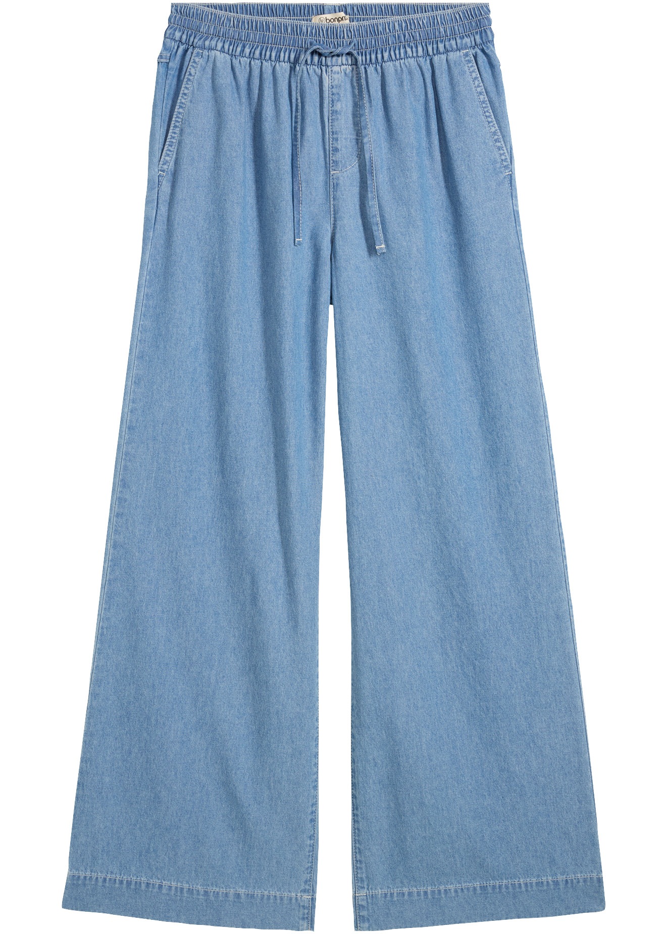 bonprix Weite Jeans mit Gummibund, Loose Fit, aus reiner Baumwolle