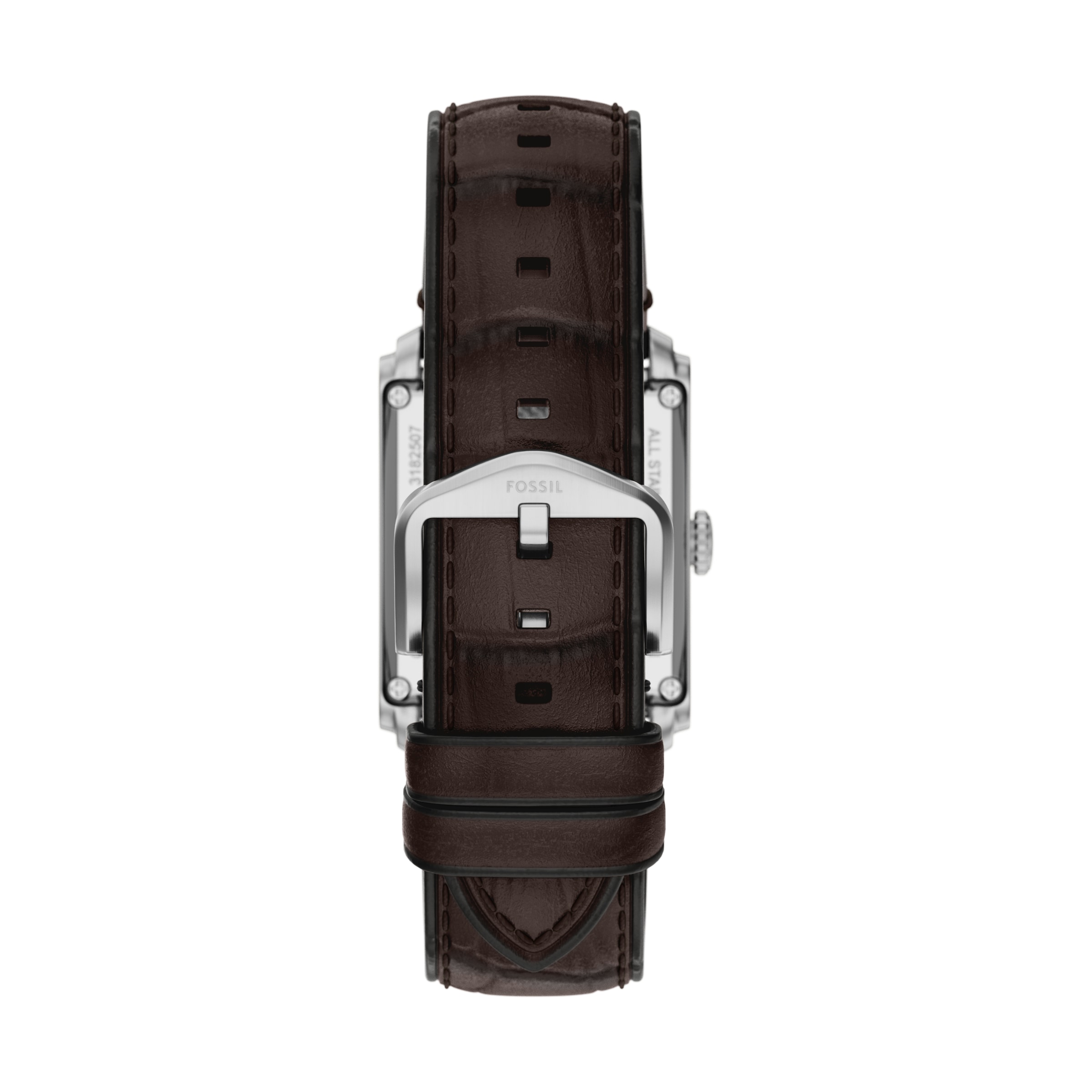 Fossil Automatikuhr »Carraway« Armbanduhr, Herrenuhr, Mechanische Uhr, Lederarmband, analog