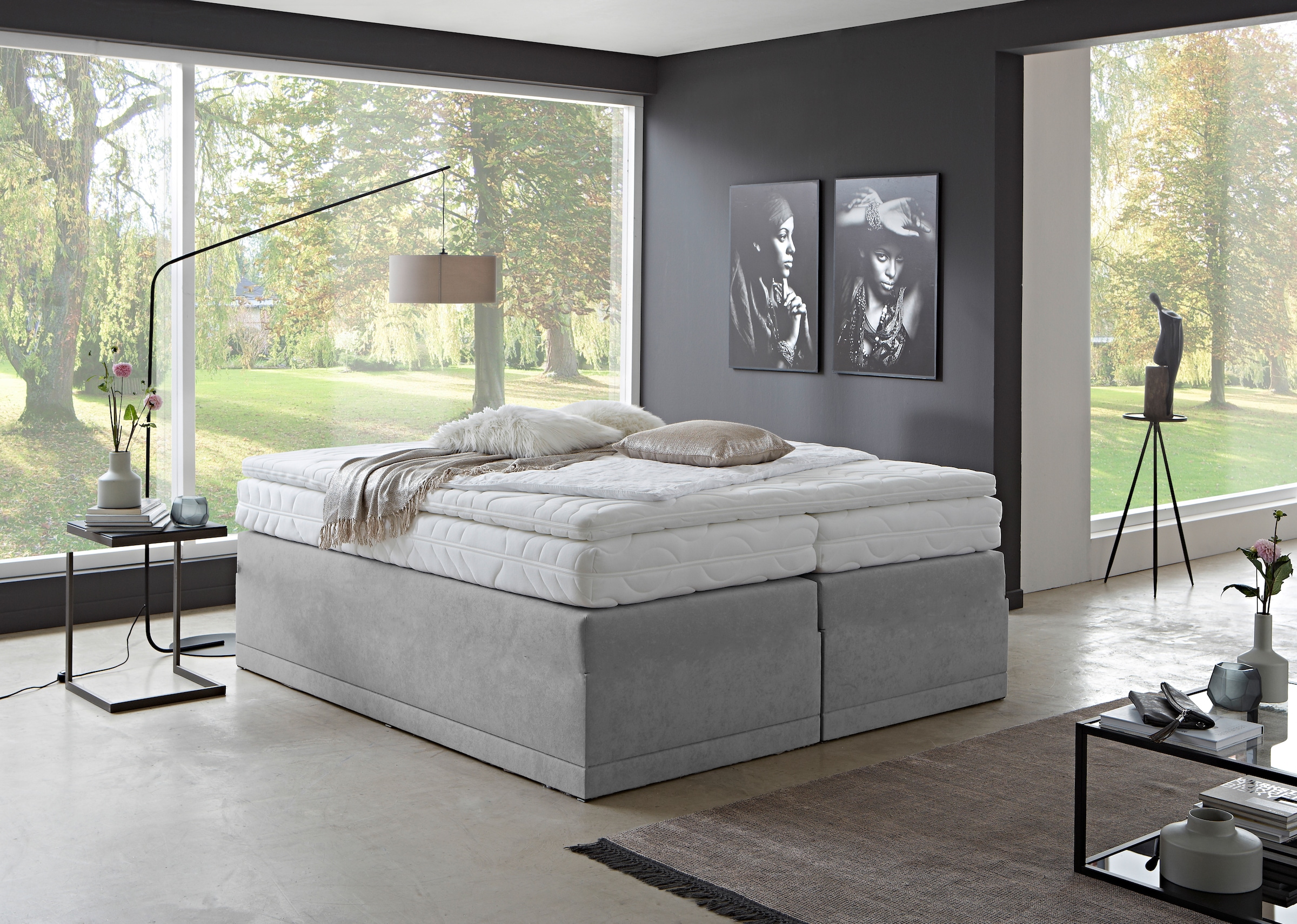 Westfalia Schlafkomfort Boxspringbett "Ibiza in den Breiten 160x200cm, 180x günstig online kaufen