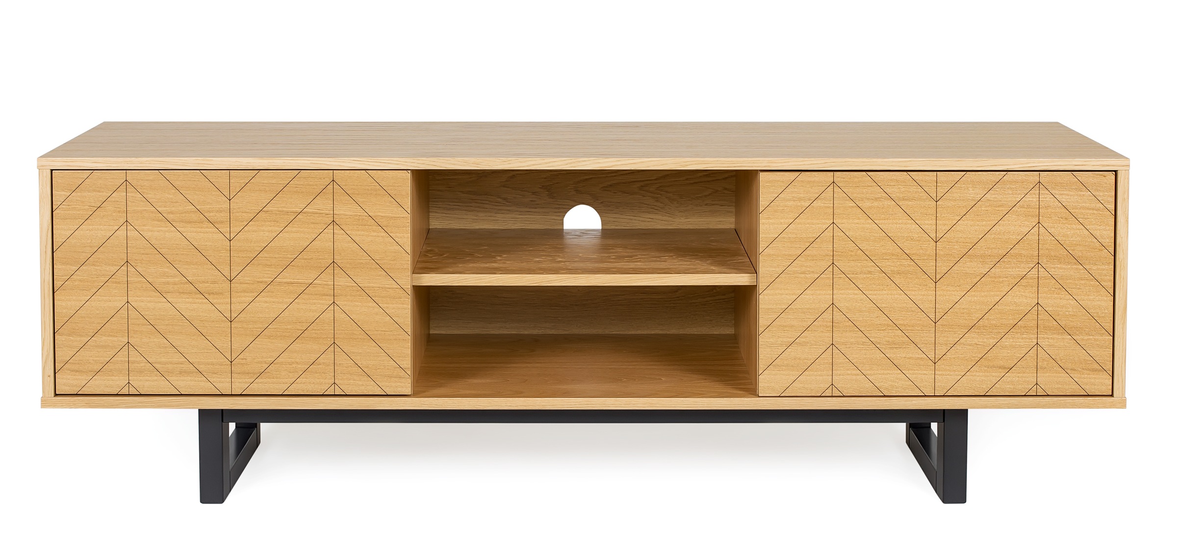 andas Lowboard, Kommode mit besonderem Print, push-to-open Funktion, FSC günstig online kaufen
