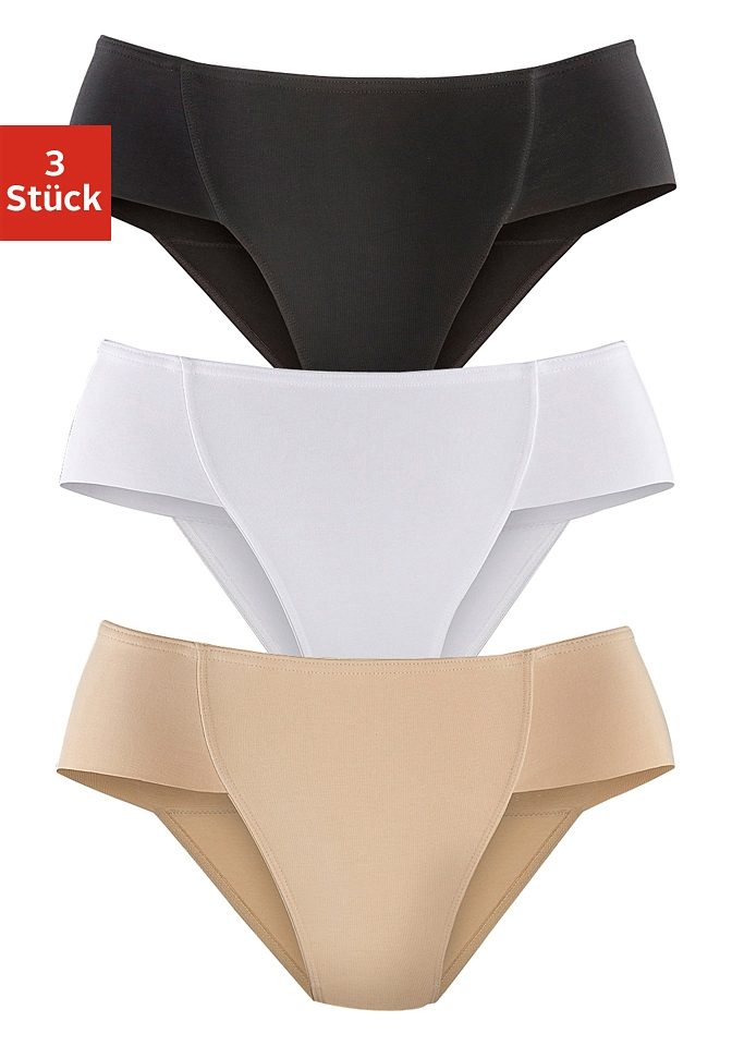 petite fleur by Lascana Formslip 3er-Pack, shape wear, unifarben, Baumwollmischung