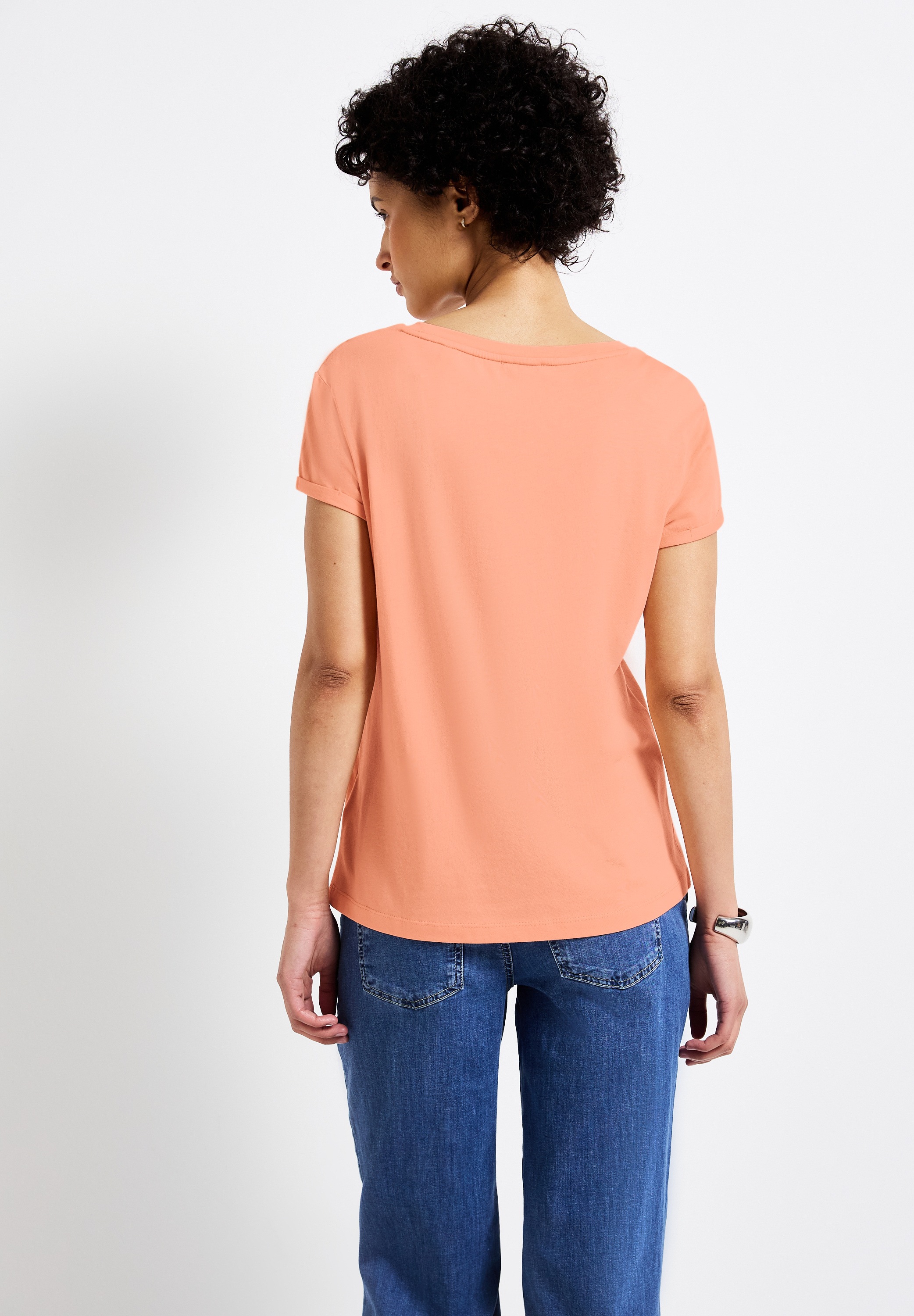 STREET ONE T-Shirt mit Rundhalsausschnitt günstig online kaufen