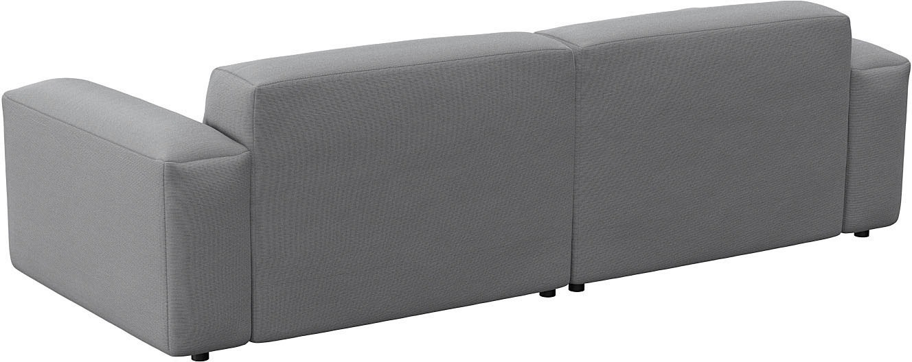 FLEXLUX Ecksofa »Lucera Chaislongue rechts oder links, L-Form, bequem«, modern & anschmiegsam, Kaltschaum, Stahl-Wellenunterfederung