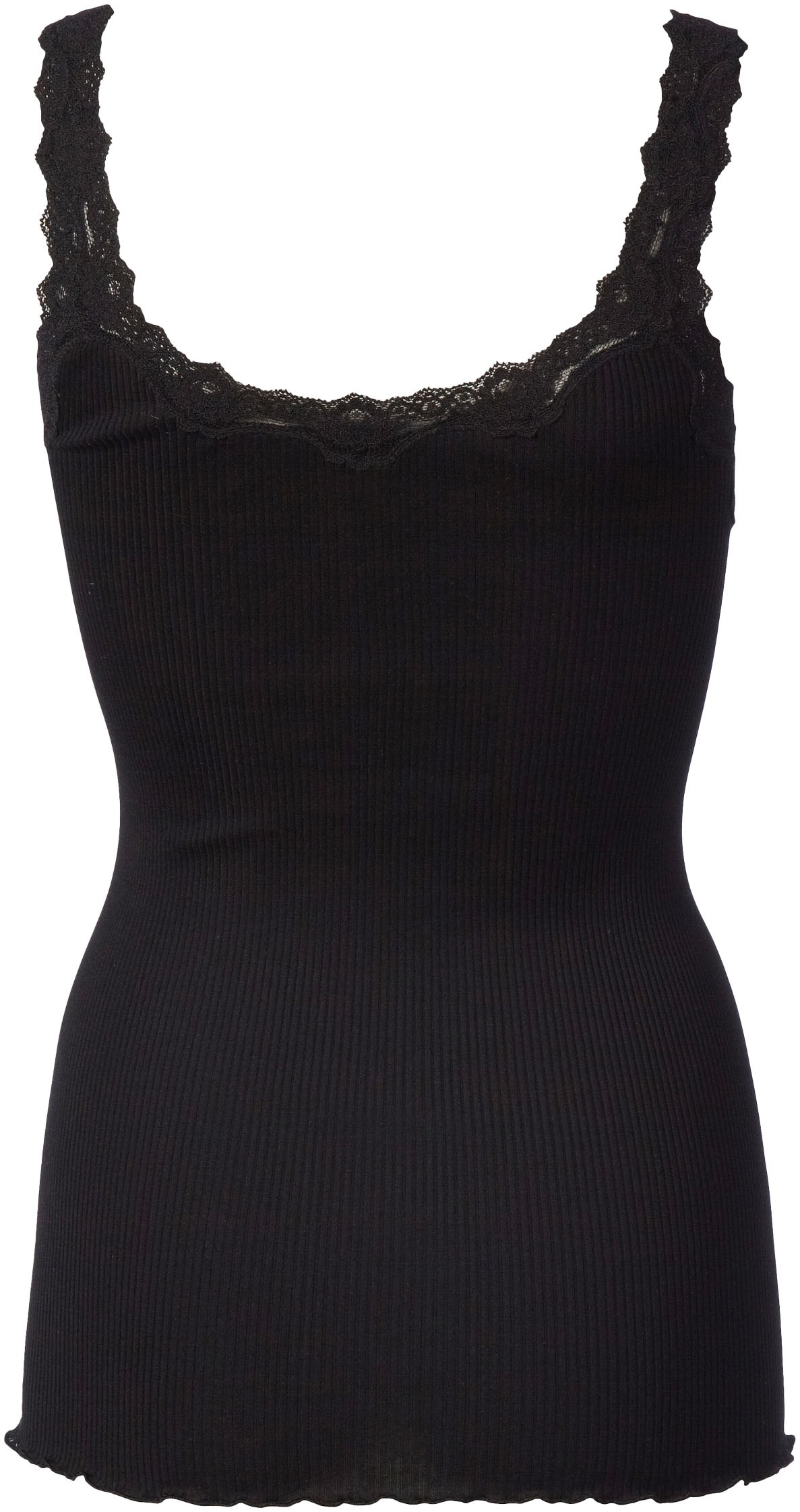 rosemunde Tanktop "Babette Silk Top" umgedrehter Vintage-Spitzenbesatz, fem günstig online kaufen