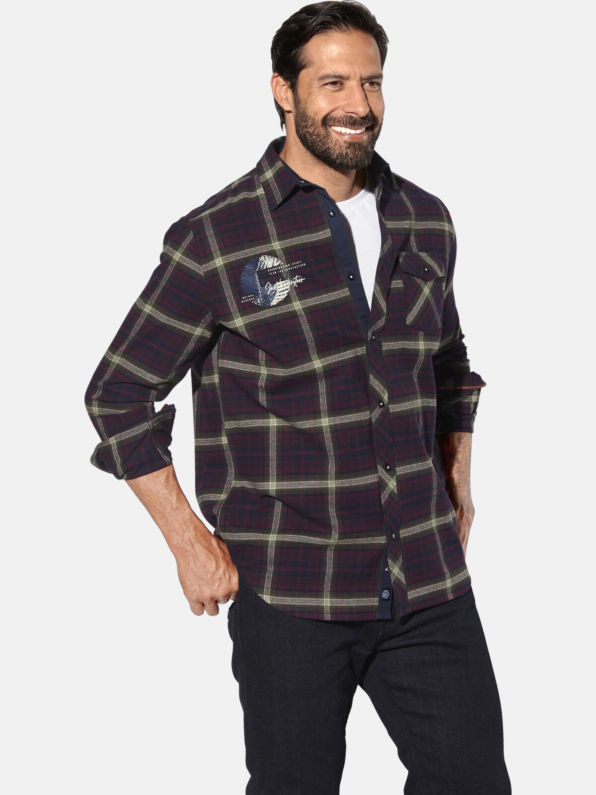 Jan Vanderstorm Langarmhemd "Hemd OLSGREN" günstig online kaufen