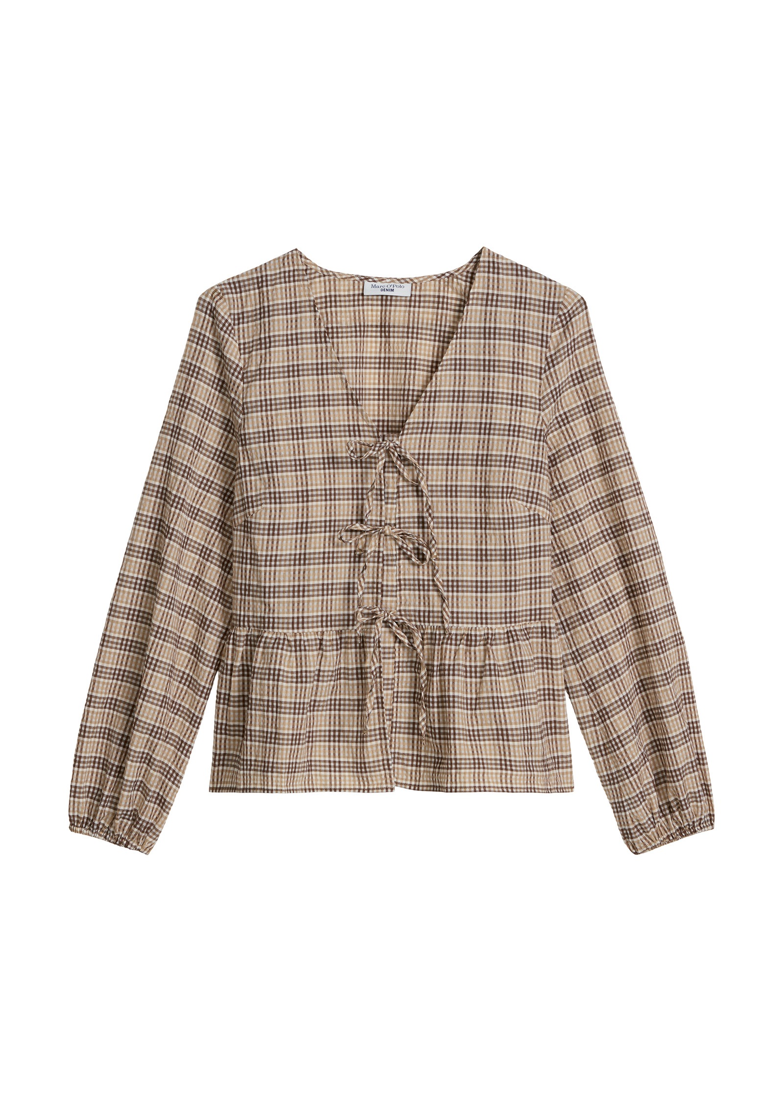 Marc O'Polo DENIM Langarmbluse »aus Baumwolle-Mix«