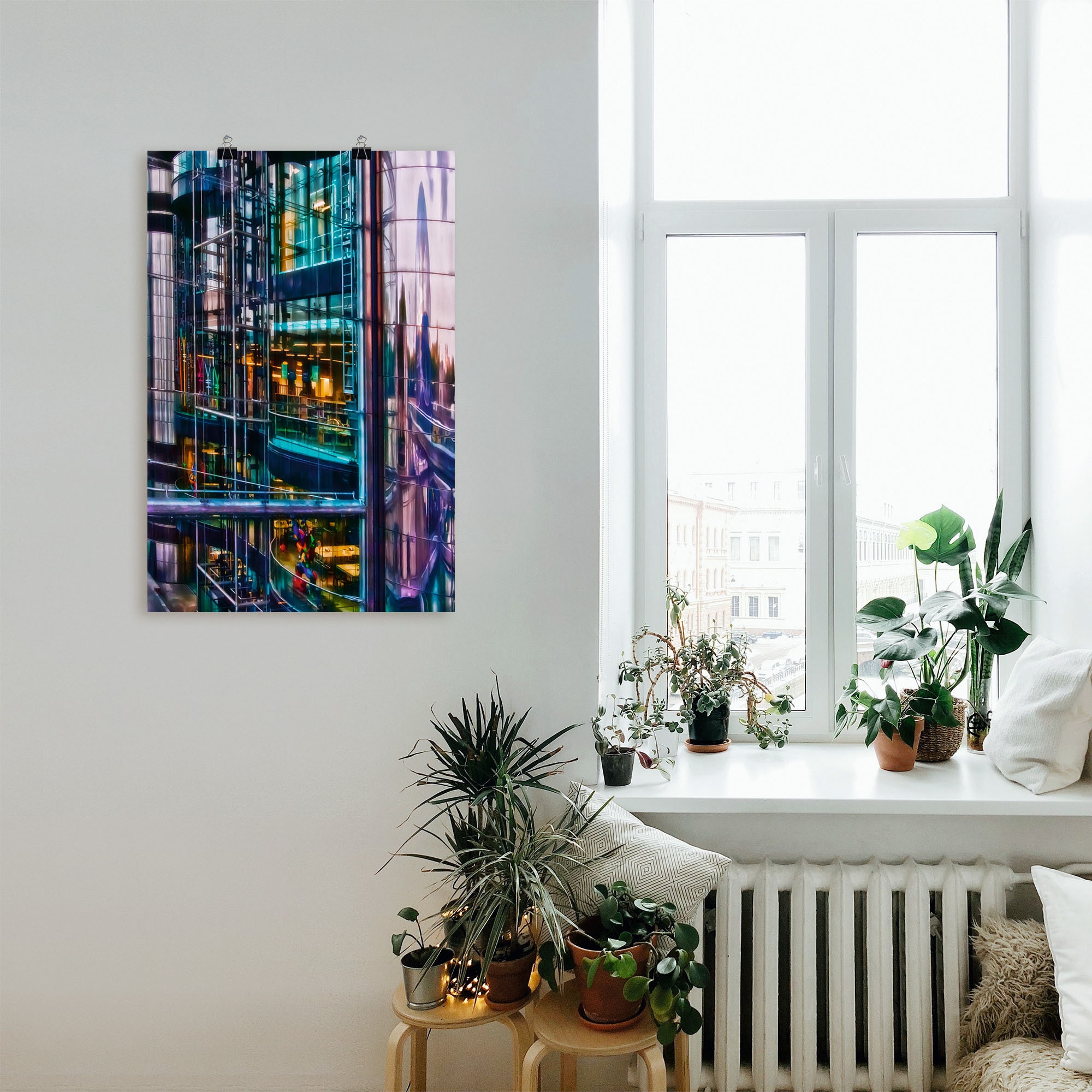 Artland Wandbild »Kunst und Wissenschaft«, Elemente der Architektur, (1 St.), als Alubild, Leinwandbild, Wandaufkleber oder Poster in versch. Größen