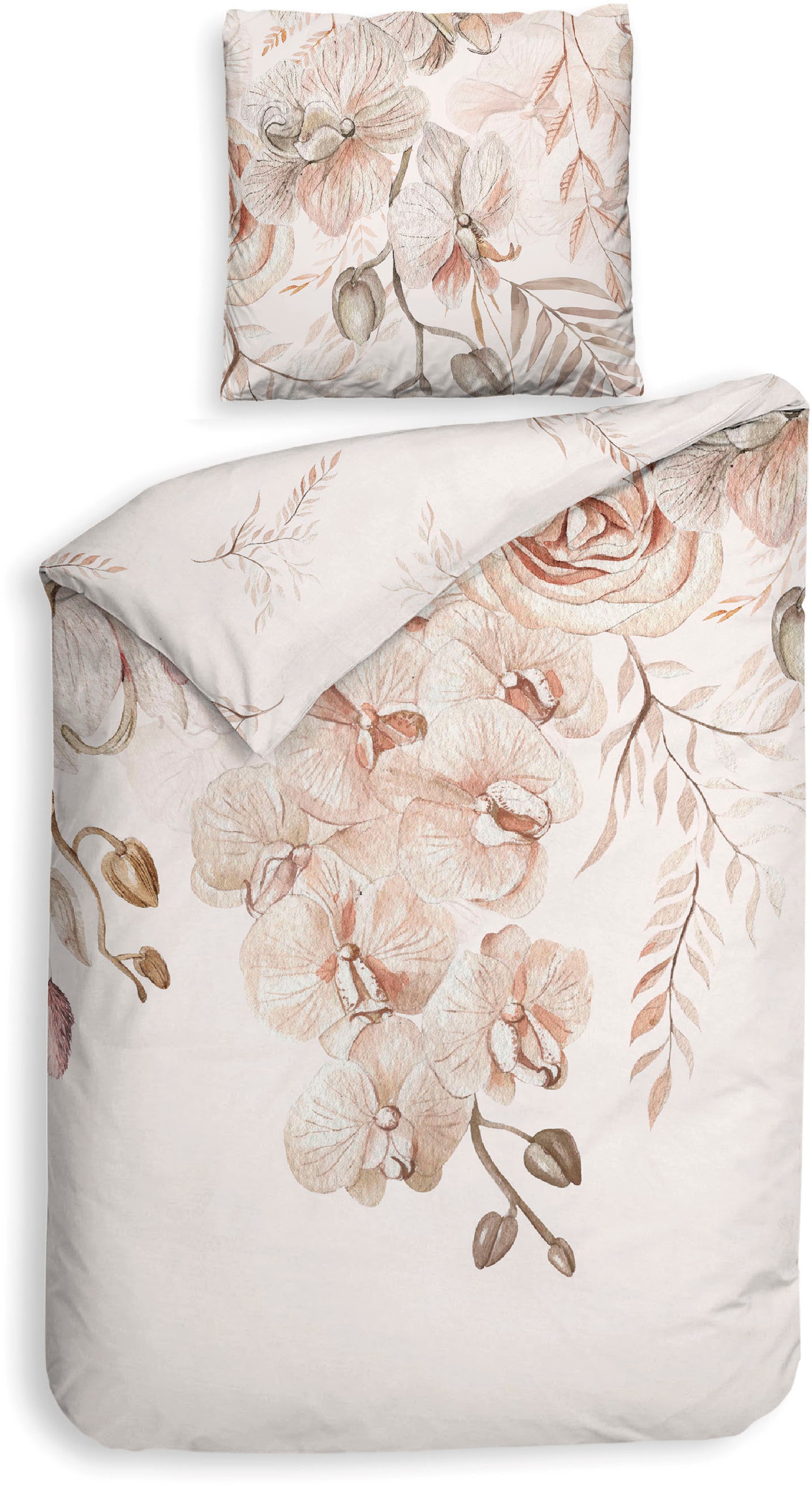 Heckett & Lane Bettwäsche "Pioggia" 2 Stk. tlg. 100% Baumwolle, hochwertige günstig online kaufen