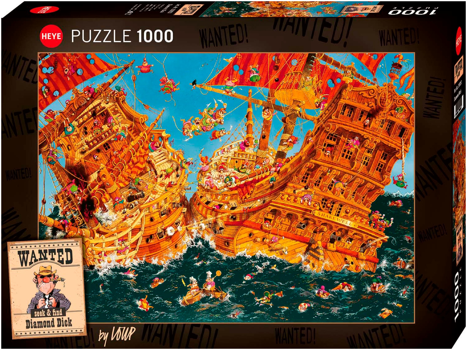 HEYE Puzzle »Diamond Dick / Wanted!«, Made in Germany