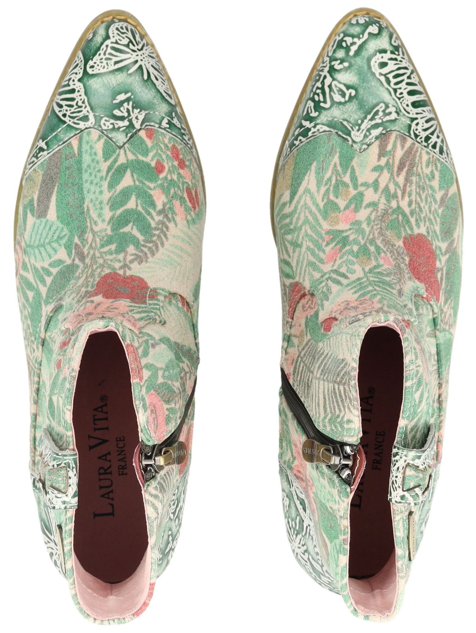 LAURA VITA Bikerboots »LAURA VITA Stiefelette Leder/Textil«