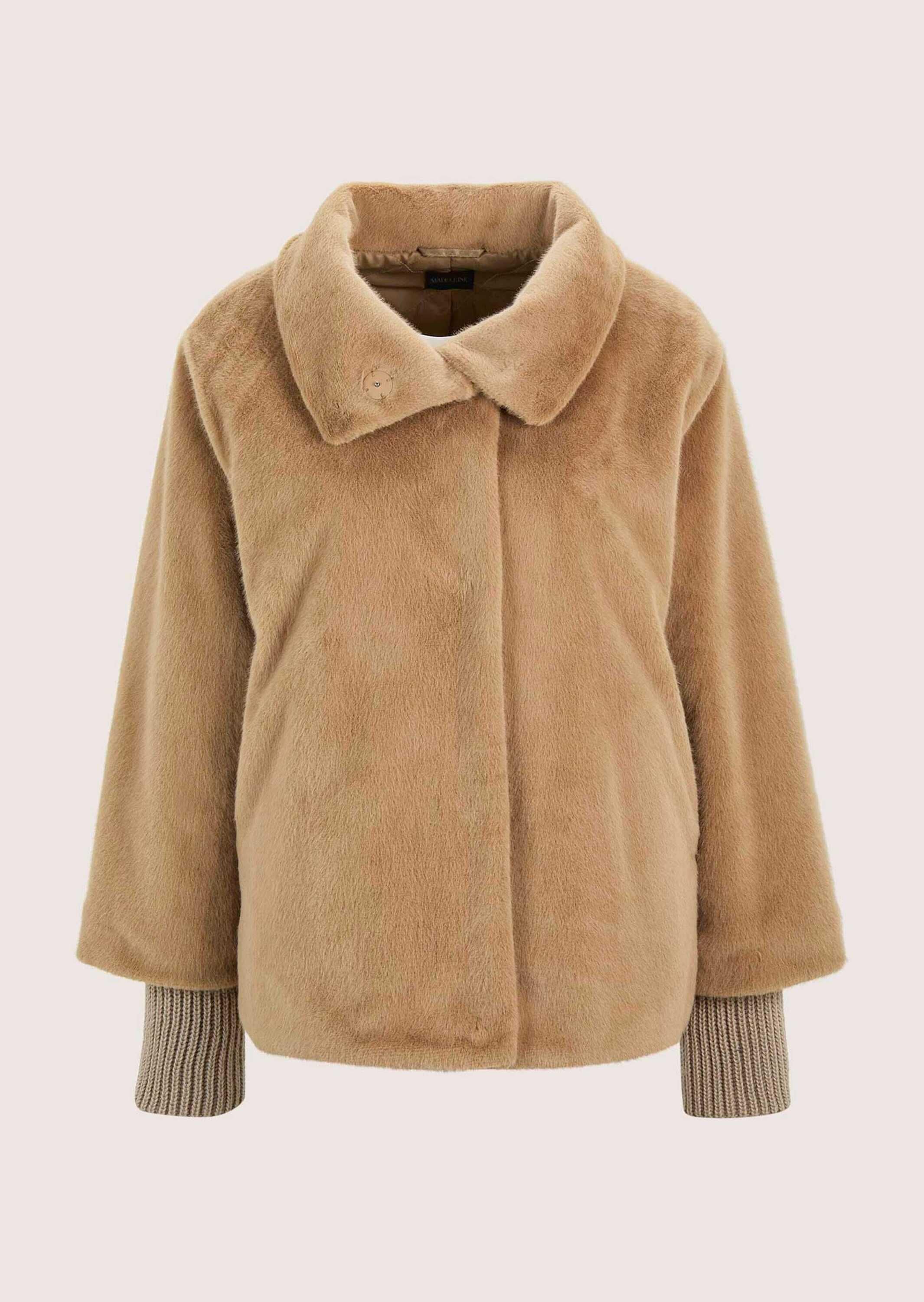 MADELEINE Kurzjacke "Kurzmantel Elegante Damenjacke in Felloptik" günstig online kaufen