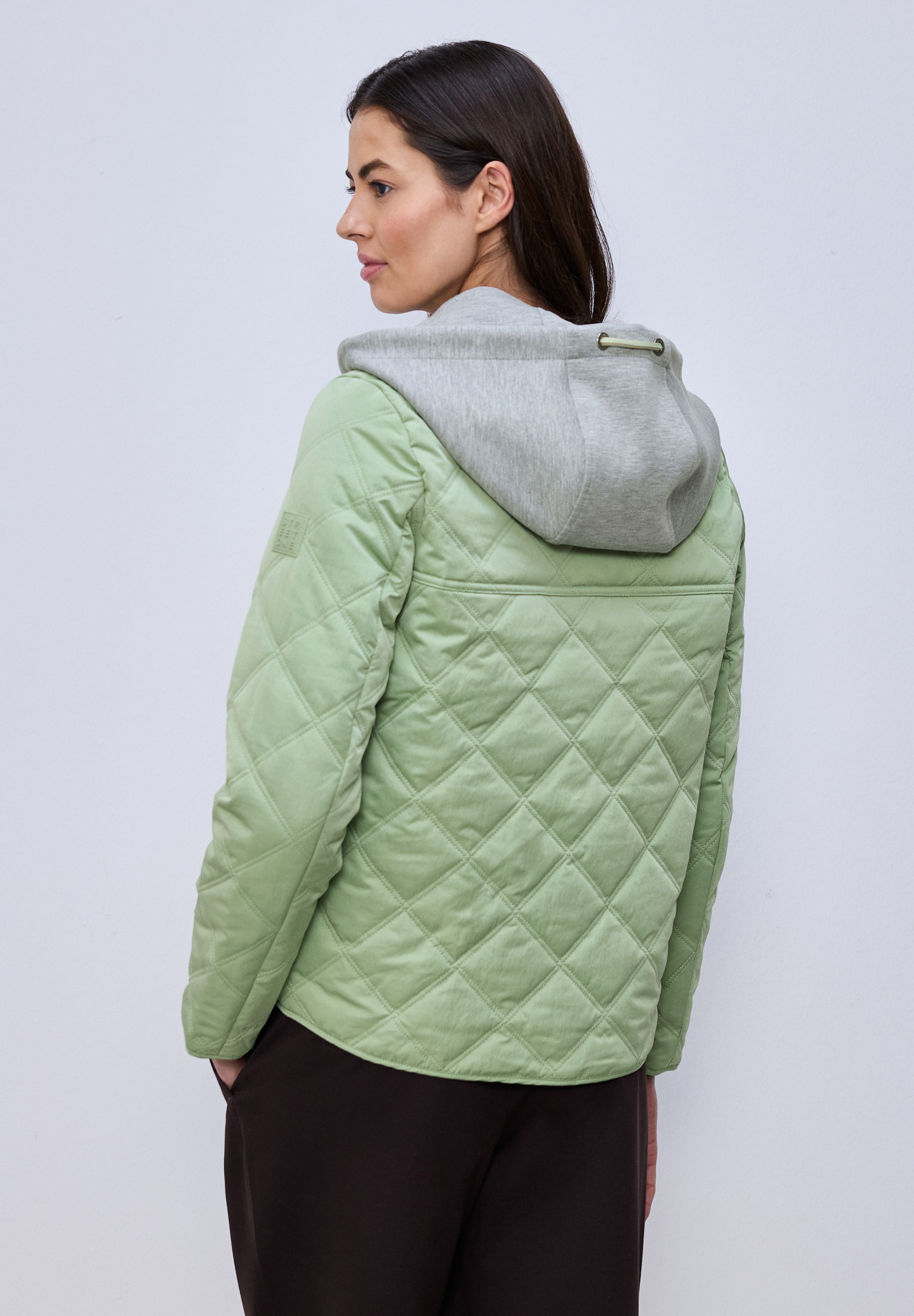 STREET ONE Steppjacke mit Kapuze mit abnehmbarer Kapuze,