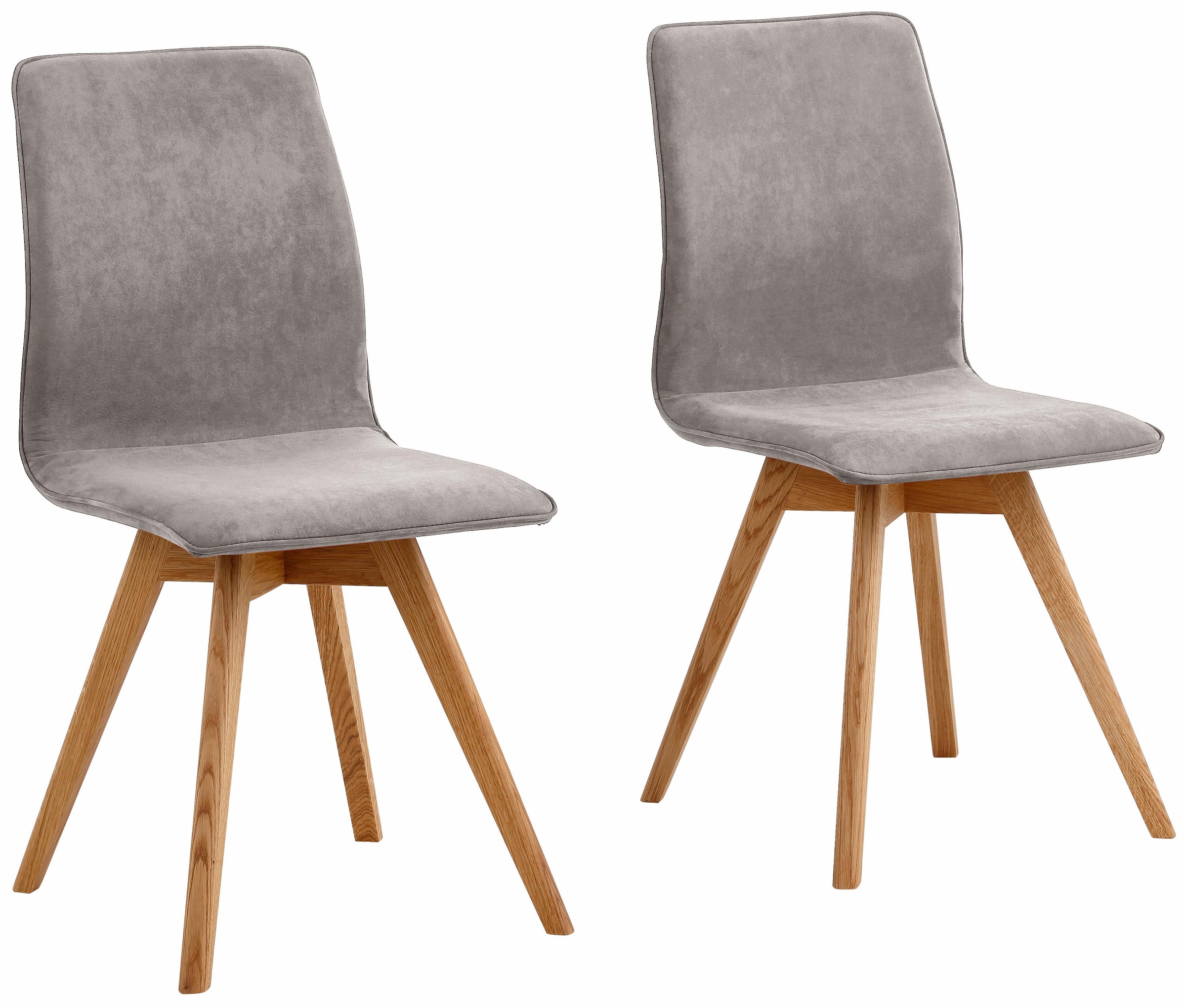 andas Esszimmerstuhl "Rania" (Set) 6 Stk. Luxus-Microfaser Eiche, 2er/4er/6 günstig online kaufen