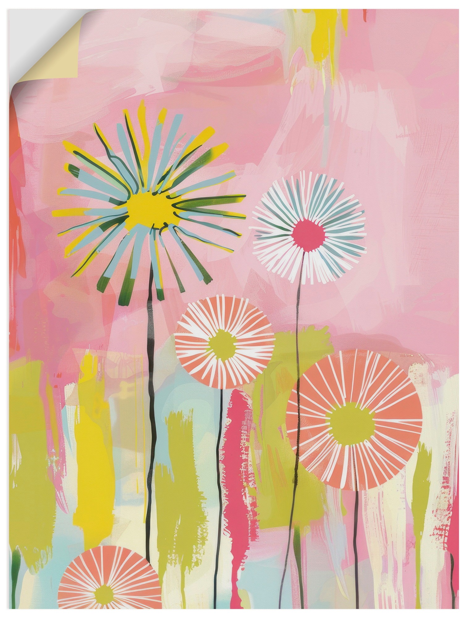 Wandbild ARTLAND "Zarte Töne", farbe bild(er): farbig, B:60cm H:80cm, Bilder, als Alubild, Leinwandbild, Poster, Wandaufkleber in verschied. Größen