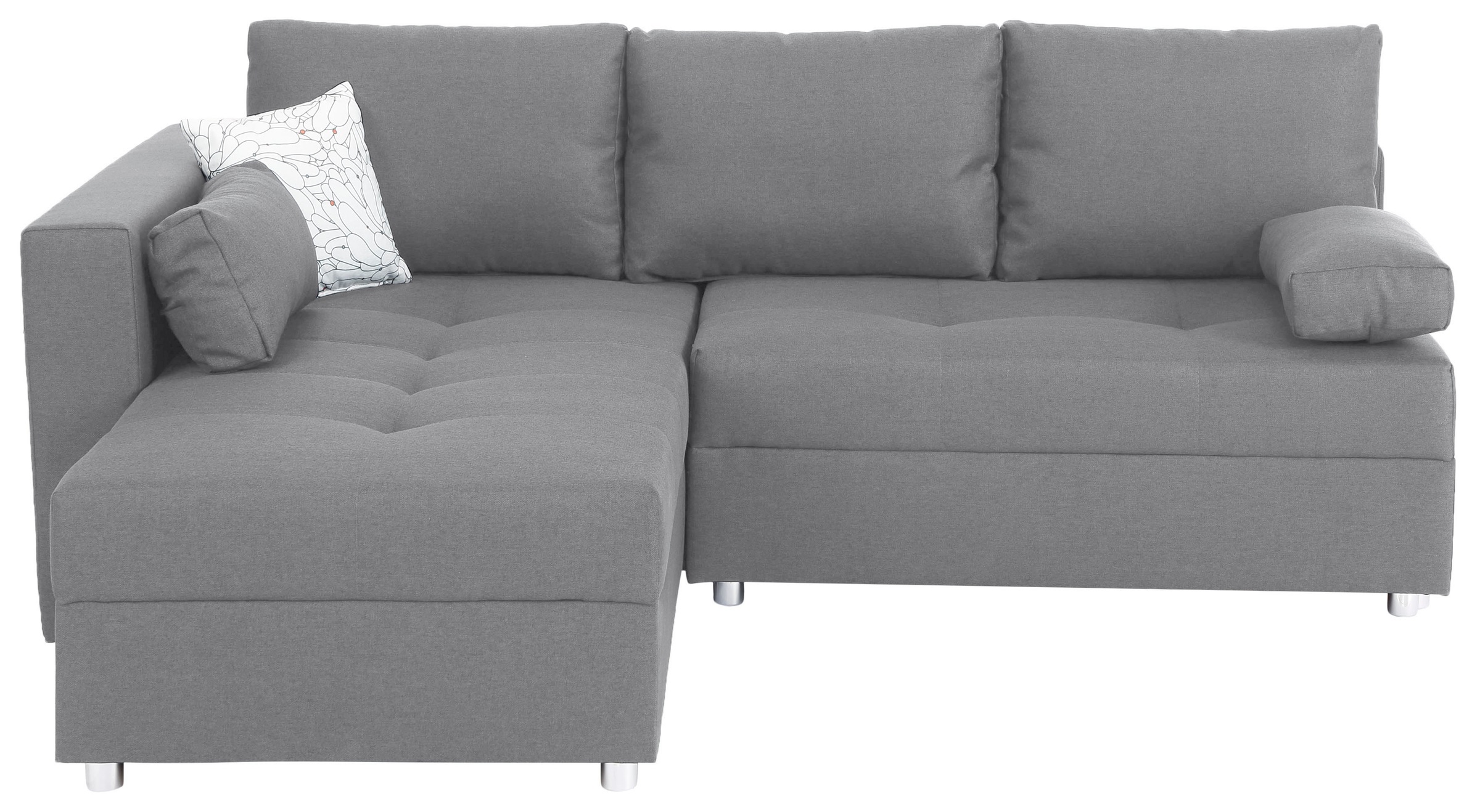 Home affaire Ecksofa "Italia L-Form" mit Bettfunktion und Bettkasten, Feder günstig online kaufen