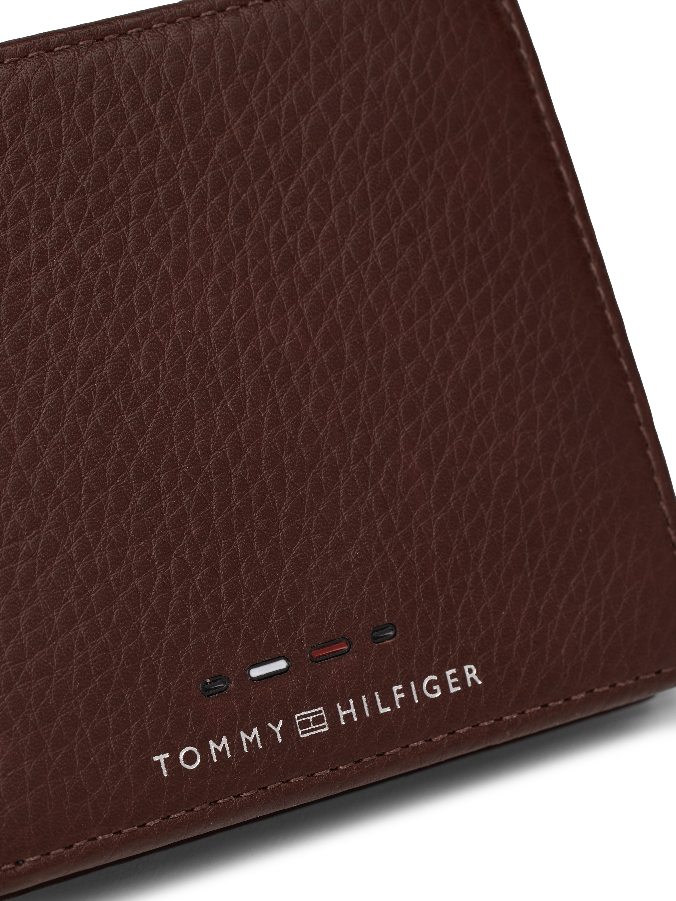 Tommy Hilfiger Geldbörse »Men TH PREMIUM CC FLAP AND COIN Bifold Wallet«, Herren Portemonnaie Leder