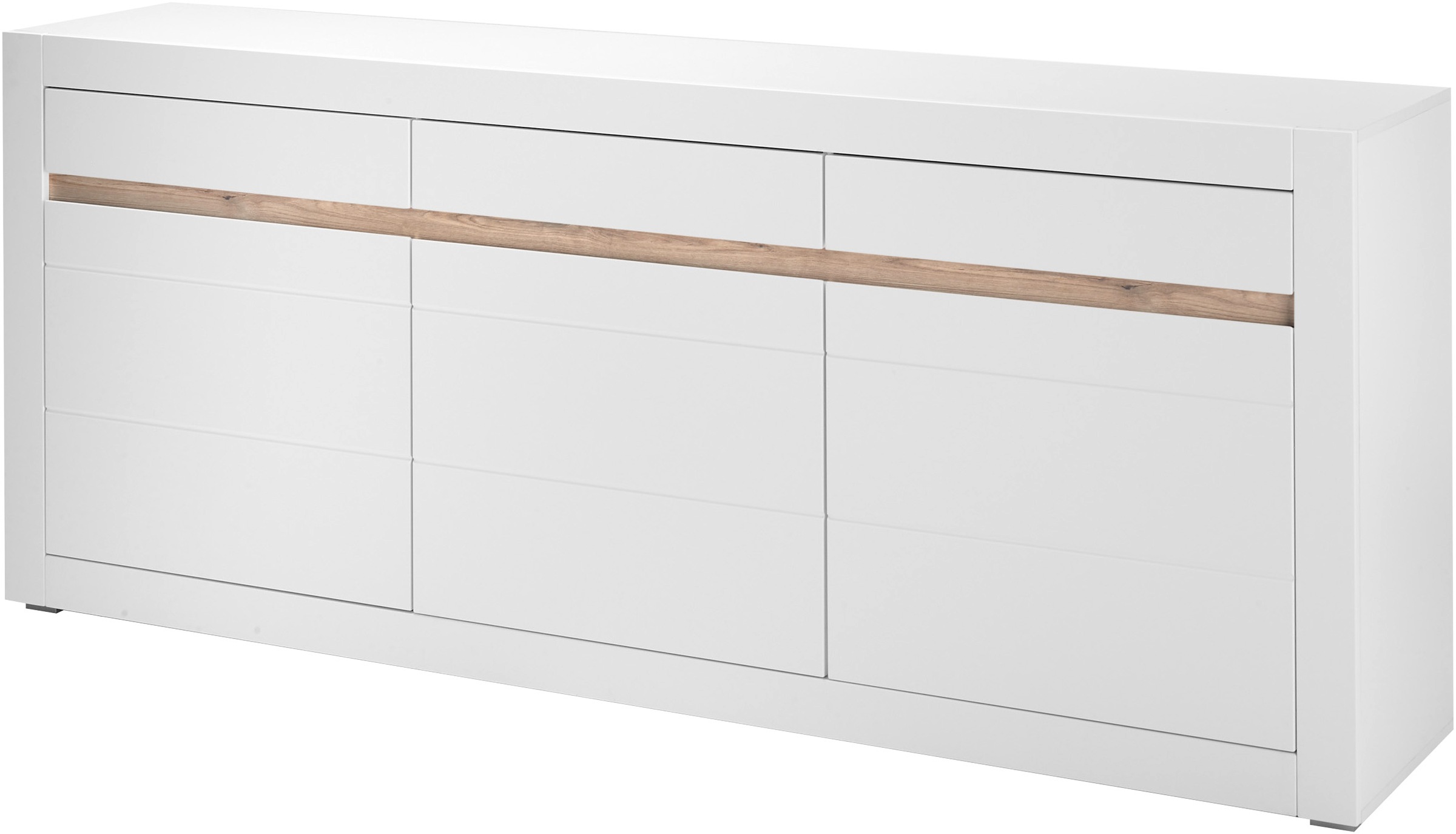 Thumbnail - Home affaire Sideboard "Chester, moderne Anrichte, Kommode mit Stauraum, Schrank, Weiß Matt" 1 Stk. tlg. austauschbare B...