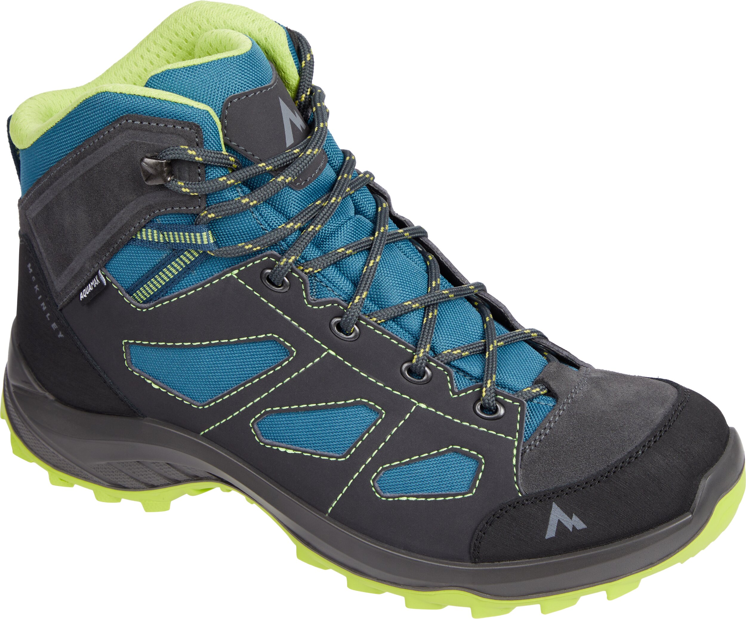 McKINLEY Wanderstiefel "HE.-WANDER-STIEFEL DISCOVER IV MID AQX M" mit Schnürung, schützt vor Nässe, Made in Europe