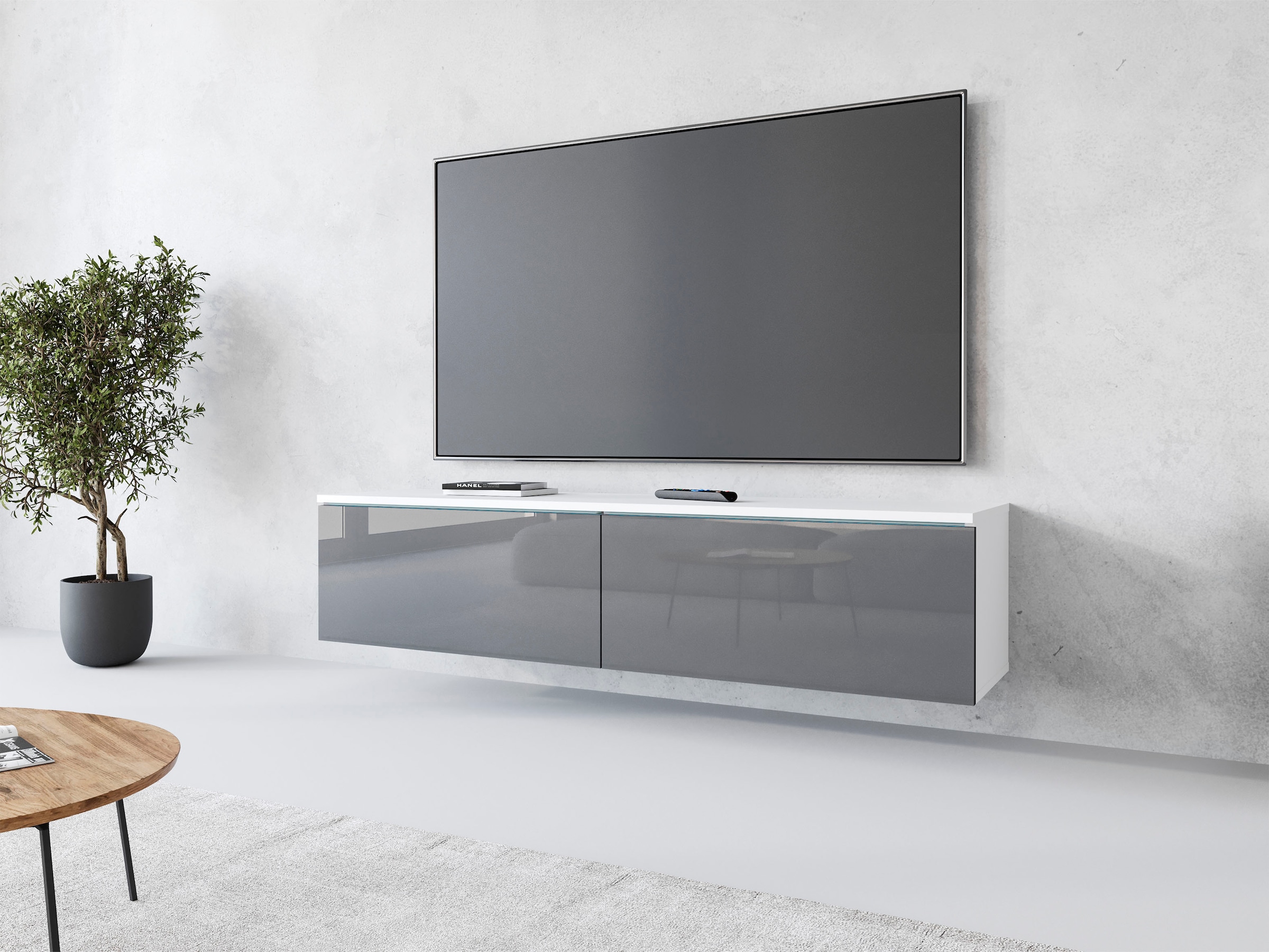 INOSIGN Lowboard "LOWBOARD D, wahlweise mit oder ohne Beleuchtung", moderne günstig online kaufen