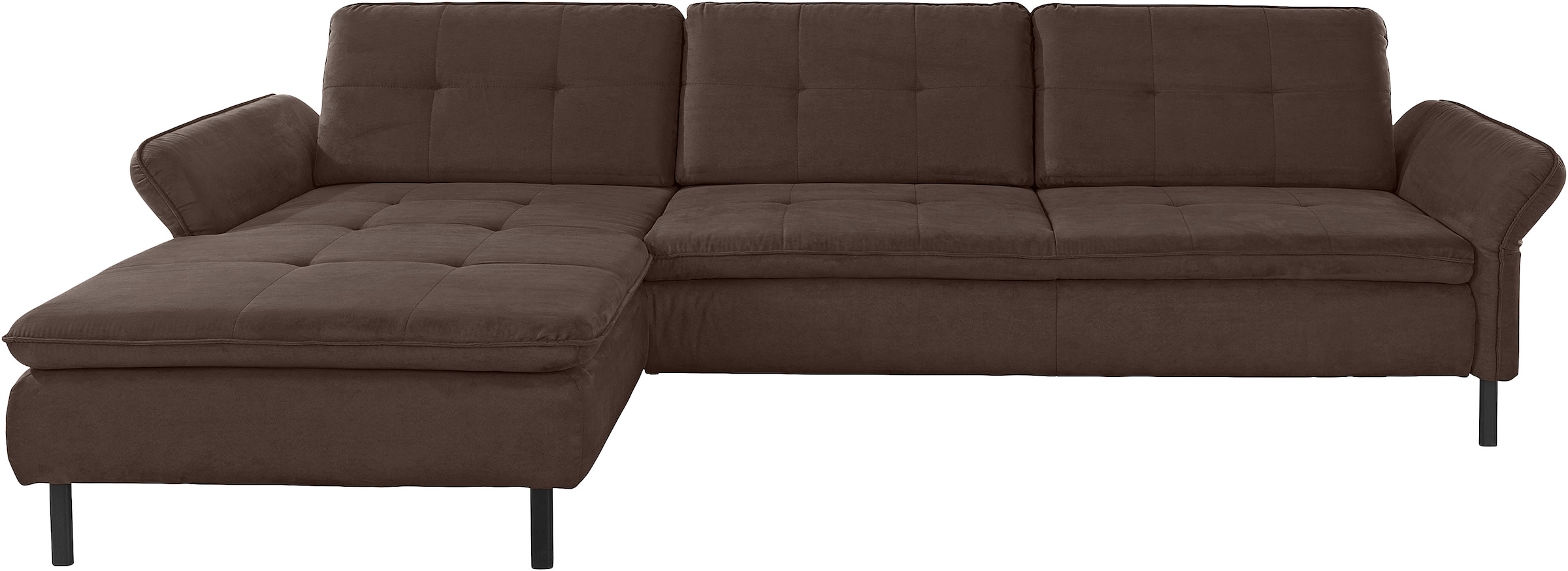 INOSIGN Ecksofa »Birkholm L-Form«, Armlehnverstellung, auch in Easy Clean Bezug - mit Wasser zu reinigen