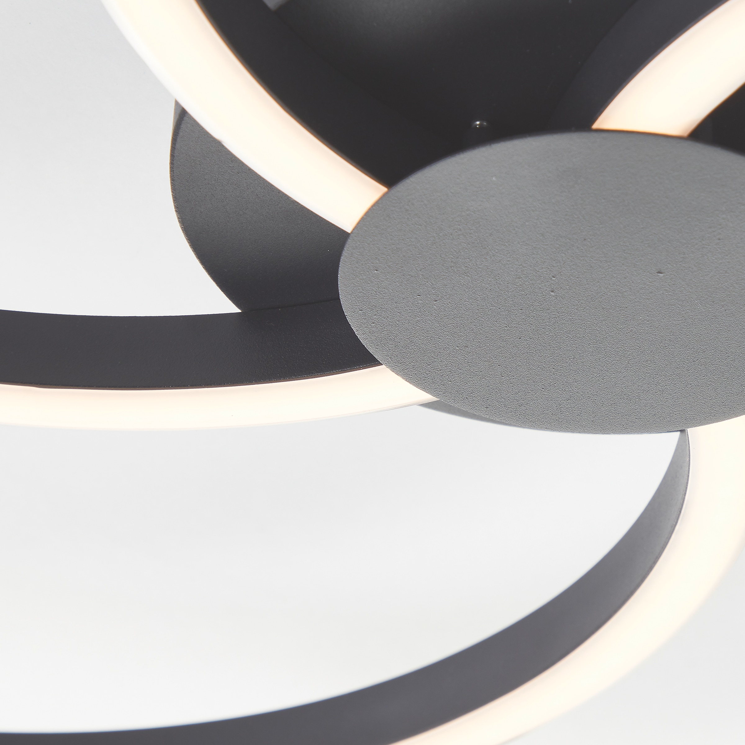 Brilliant LED Deckenleuchte »Fico«, Ø 57 cm, 3300 lm, 3000 K, 3-Stufen-dimmbar, Aluminium, schwarz